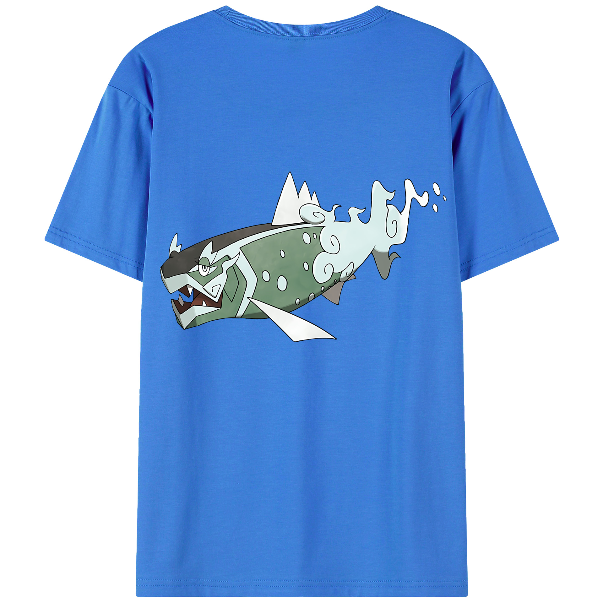 （画像用） ポケットモンスター Pokémon 綿100％ メンズ半袖Tシャツ（バックプリント） 通気性