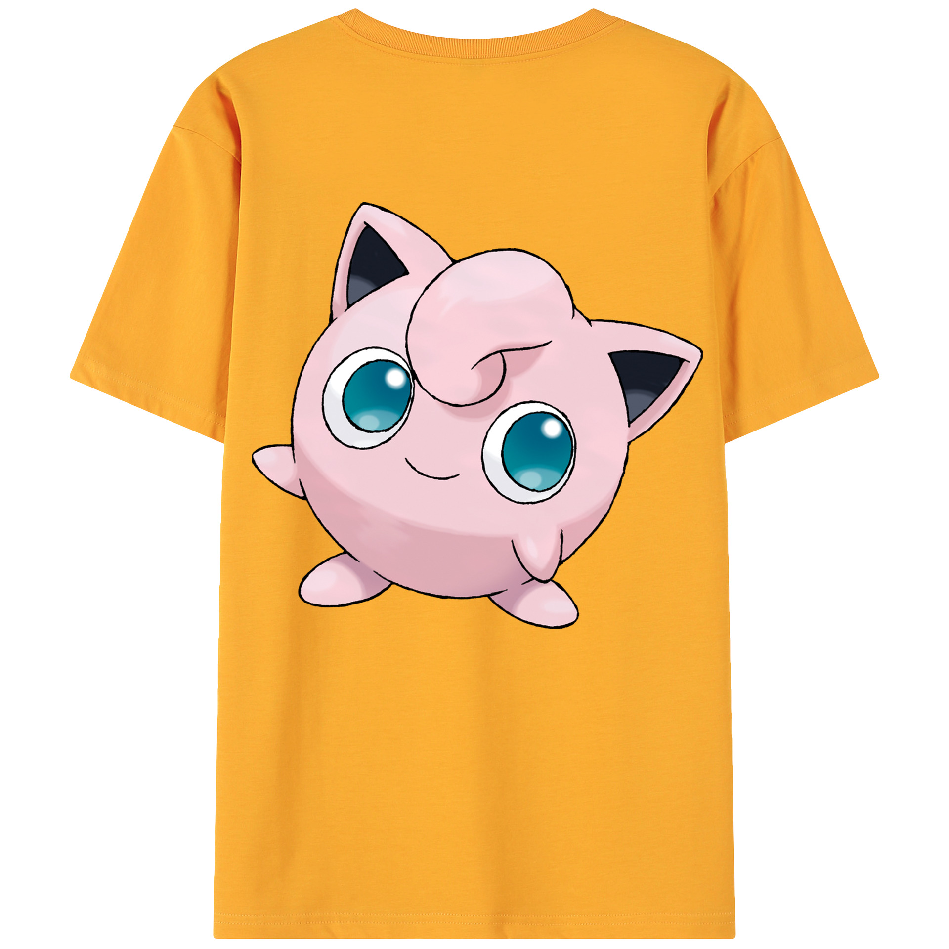 （画像用） ポケットモンスター Pokémon 綿100％ メンズ半袖Tシャツ（バックプリント） 通気性