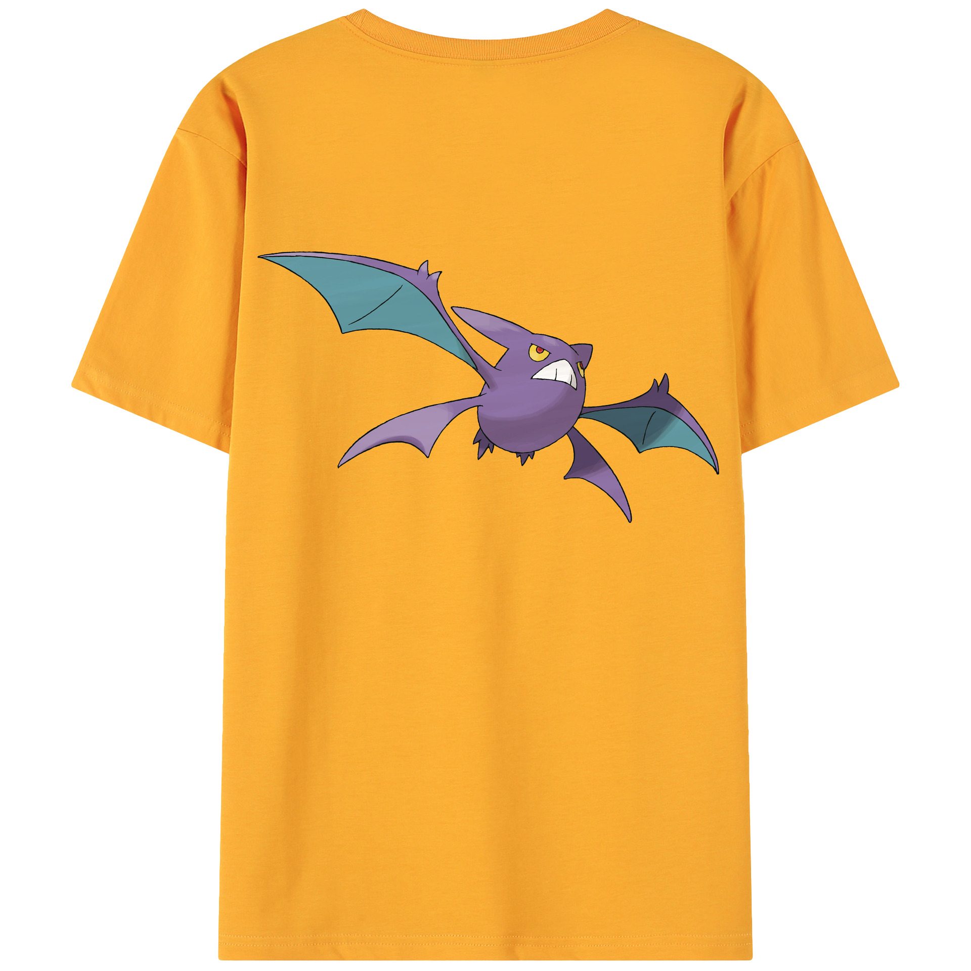 （画像用） ポケットモンスター Pokémon 綿100％ メンズ半袖Tシャツ（バックプリント） 通気性