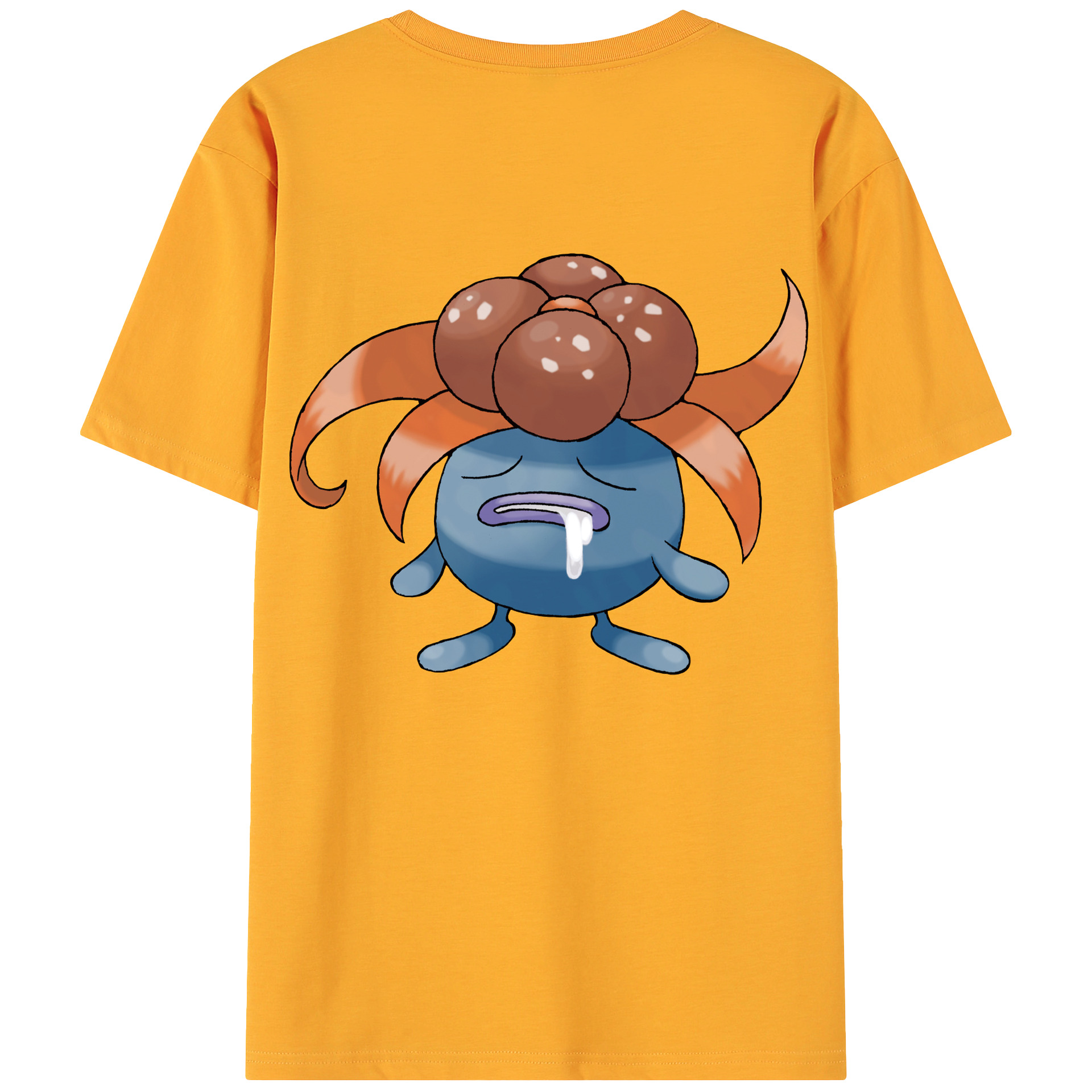 （画像用） ポケットモンスター Pokémon 綿100％ メンズ半袖Tシャツ（バックプリント） 通気性