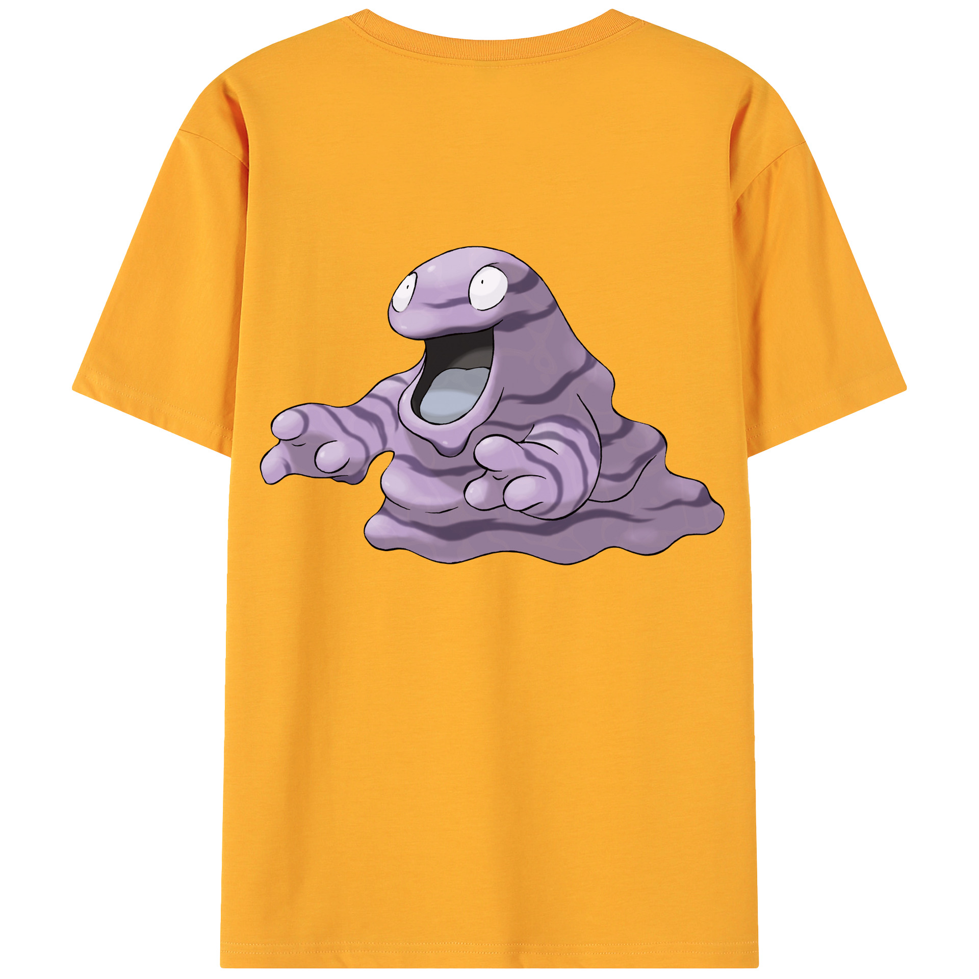 （画像用） ポケットモンスター Pokémon 綿100％ メンズ半袖Tシャツ（バックプリント） 通気性