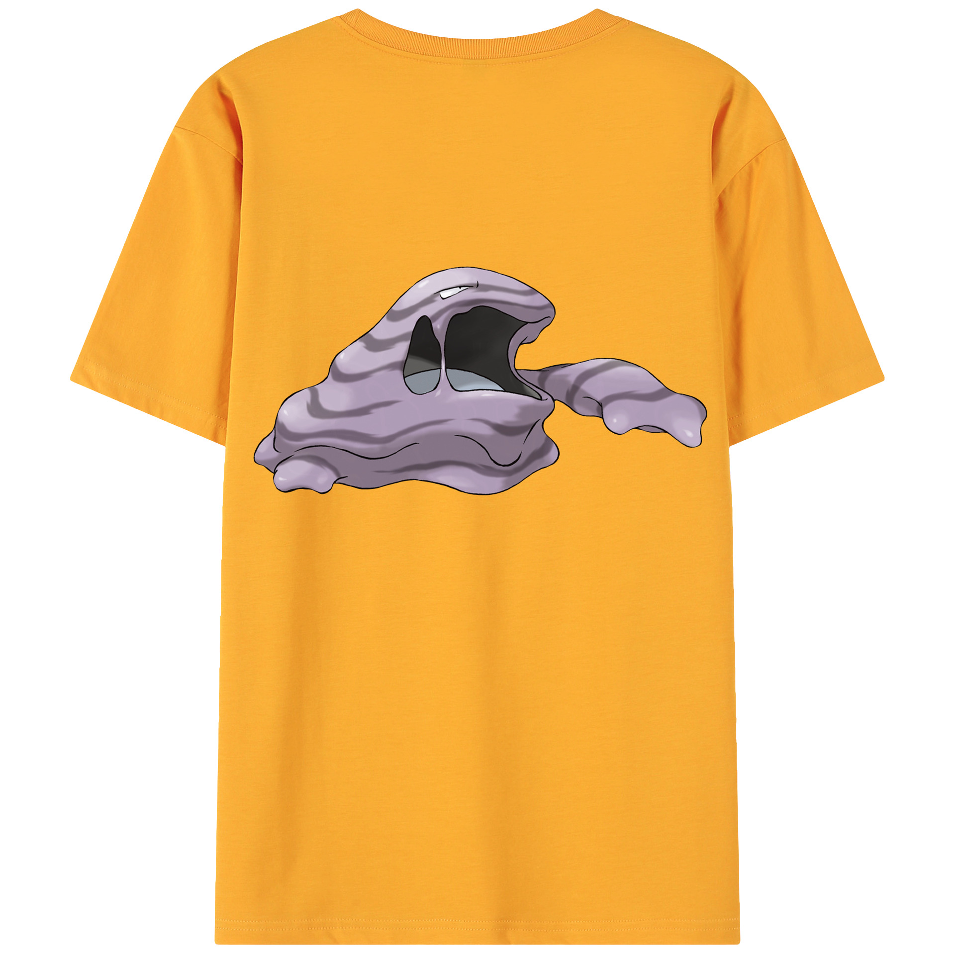 （画像用） ポケットモンスター Pokémon 綿100％ メンズ半袖Tシャツ（バックプリント） 通気性