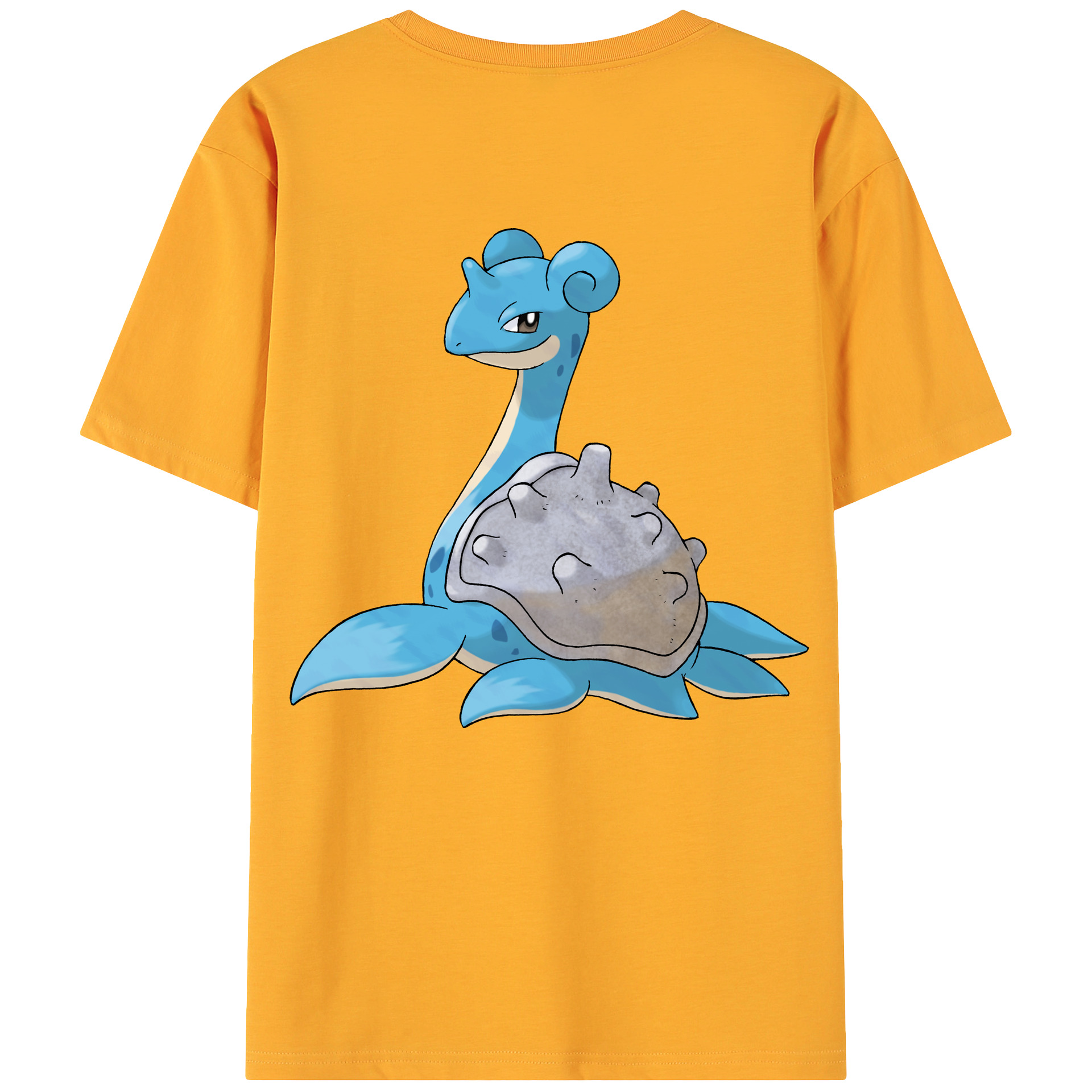 （画像用） ポケットモンスター Pokémon 綿100％ メンズ半袖Tシャツ（バックプリント） 通気性