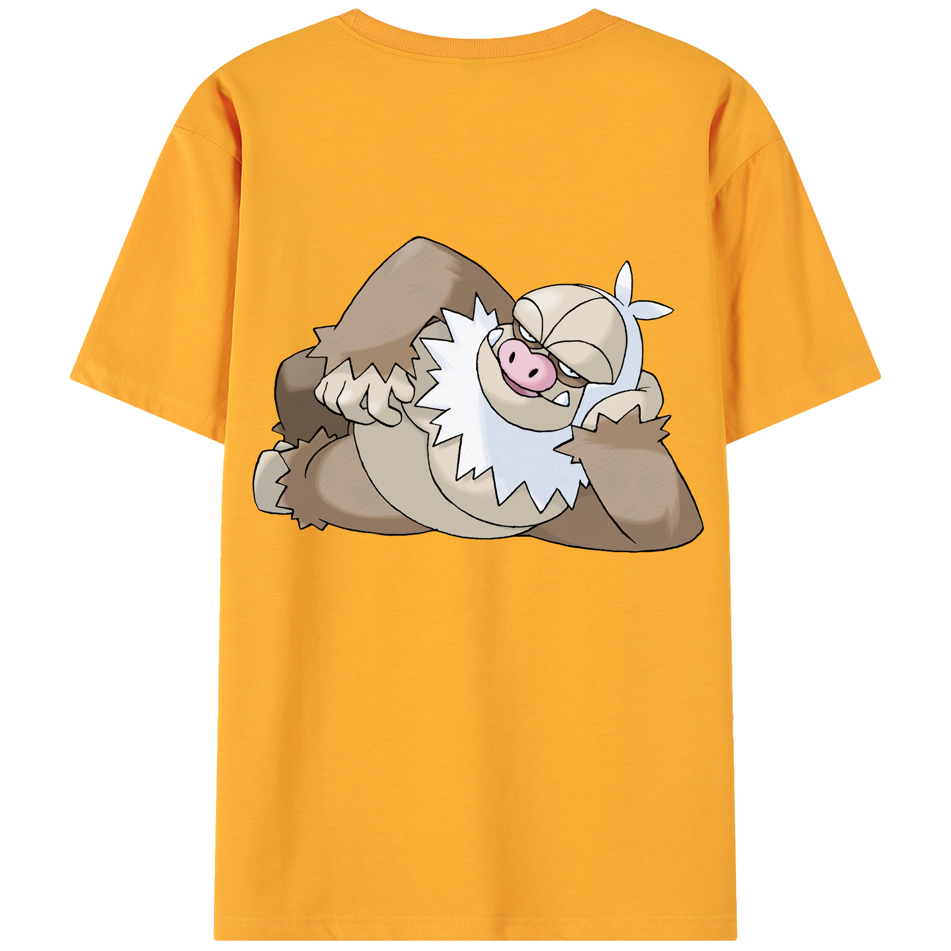 （画像用） ポケットモンスター Pokémon 綿100％ メンズ半袖Tシャツ（バックプリント） 通気性