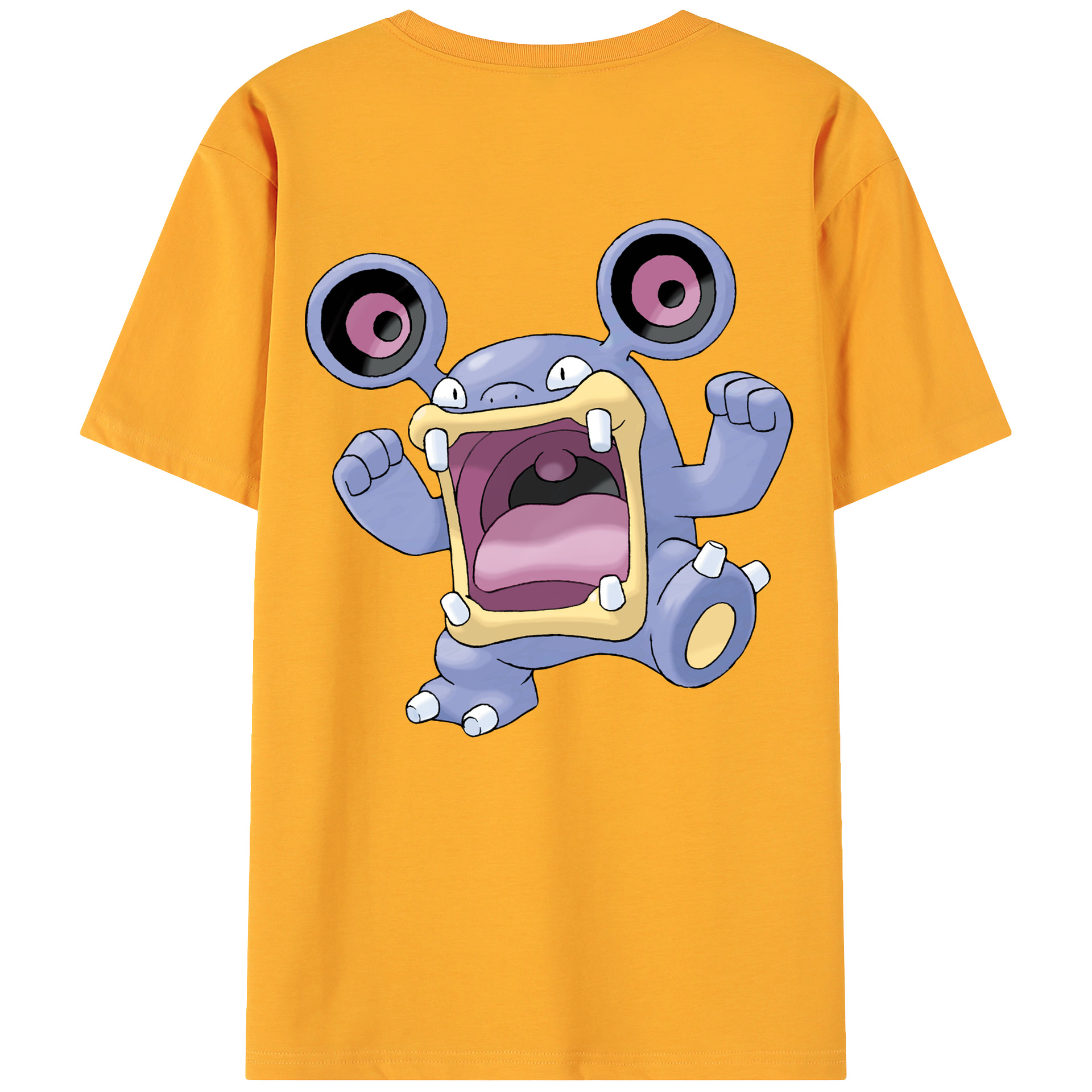 （画像用） ポケットモンスター Pokémon 綿100％ メンズ半袖Tシャツ（バックプリント） 通気性