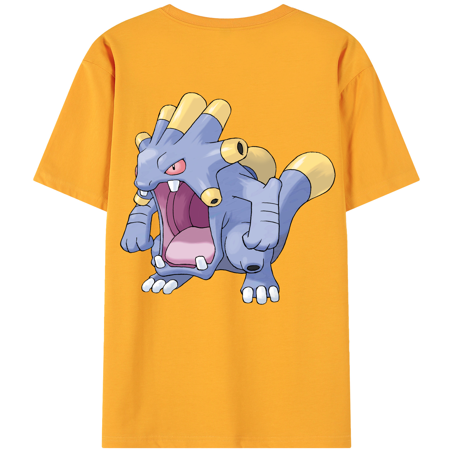 （画像用） ポケットモンスター Pokémon 綿100％ メンズ半袖Tシャツ（バックプリント） 通気性