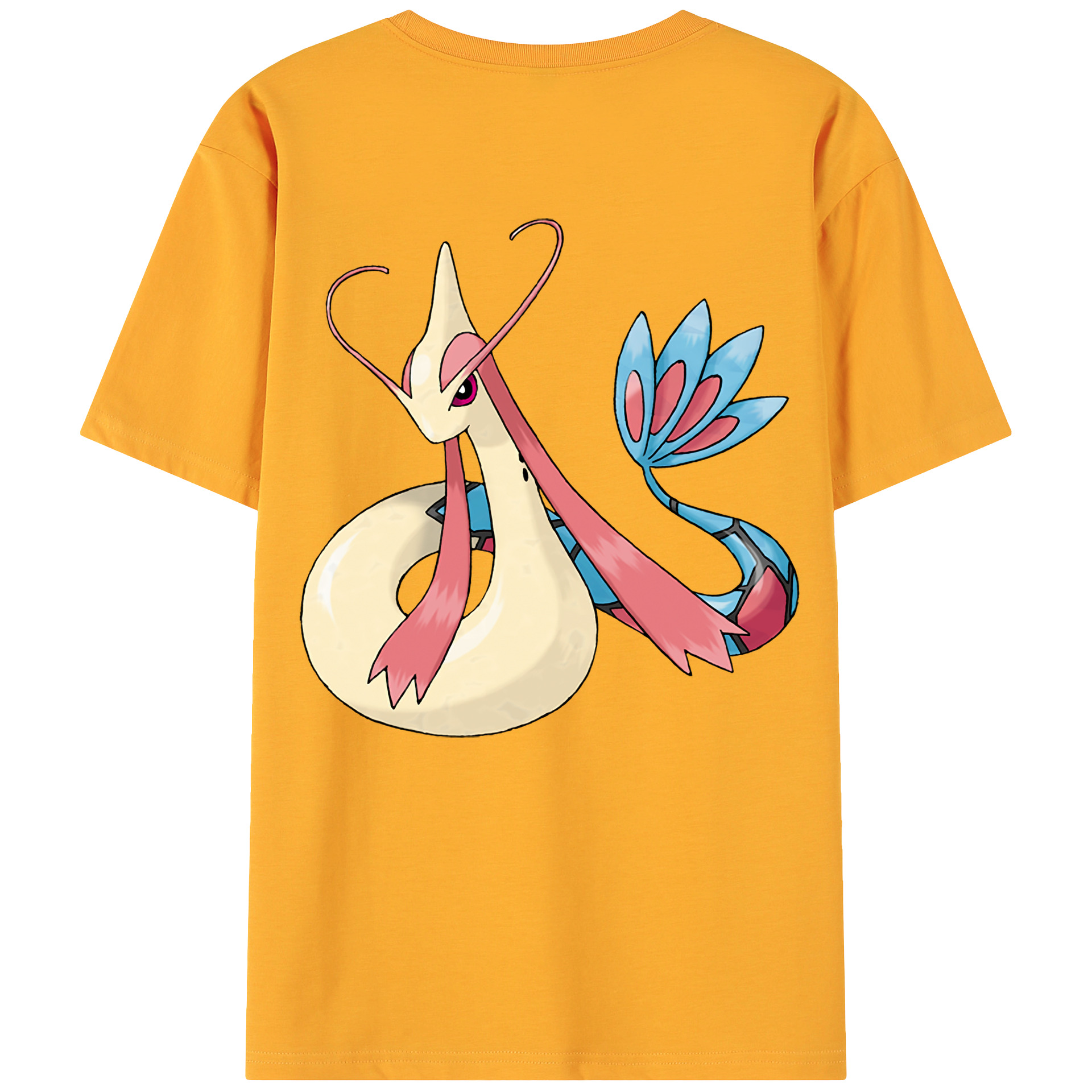 （画像用） ポケットモンスター Pokémon 綿100％ メンズ半袖Tシャツ（バックプリント） 通気性