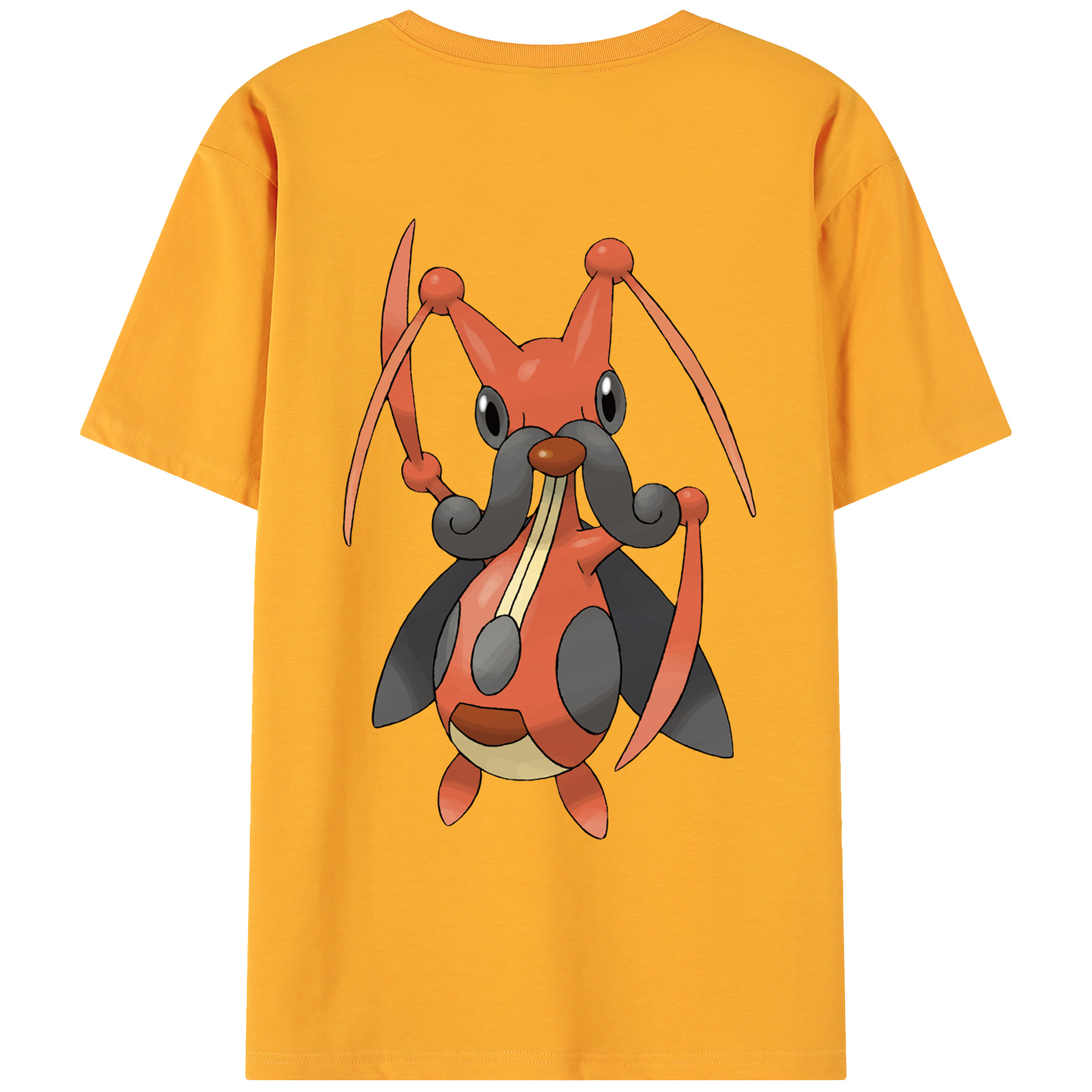 （画像用） ポケットモンスター Pokémon 綿100％ メンズ半袖Tシャツ（バックプリント） 通気性