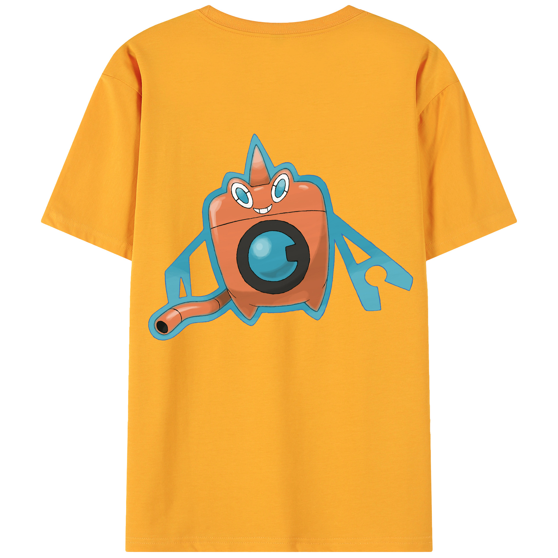 （画像用） ポケットモンスター Pokémon 綿100％ メンズ半袖Tシャツ（バックプリント） 通気性