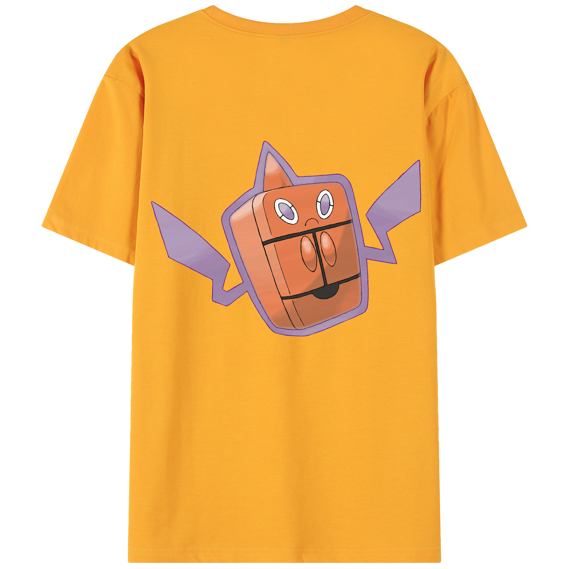 （画像用） ポケットモンスター Pokémon 綿100％ メンズ半袖Tシャツ（バックプリント） 通気性