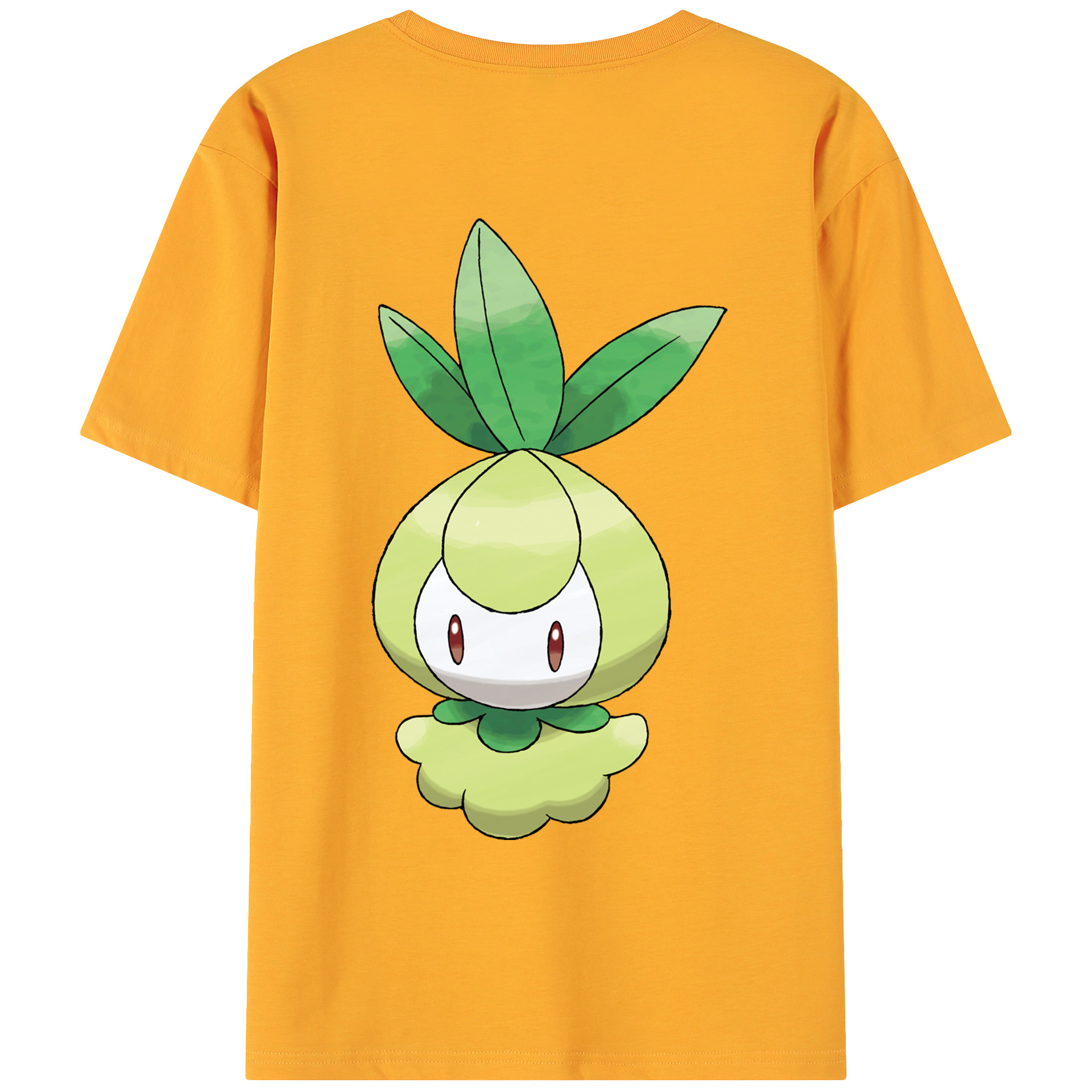 （画像用） ポケットモンスター Pokémon 綿100％ メンズ半袖Tシャツ（バックプリント） 通気性