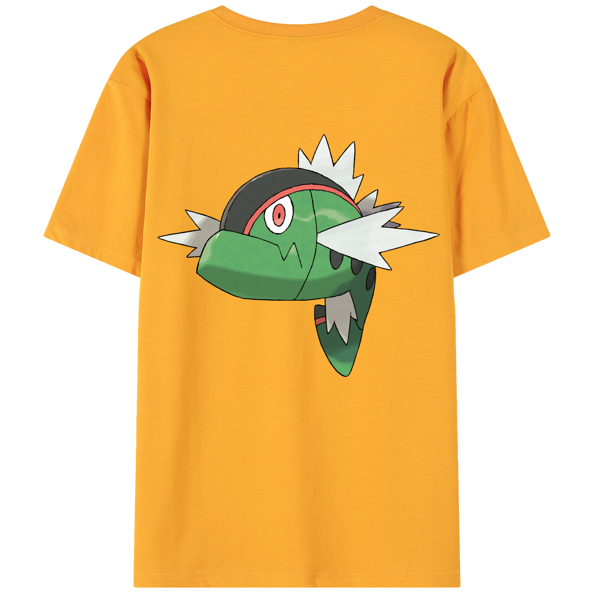 （画像用） ポケットモンスター Pokémon 綿100％ メンズ半袖Tシャツ（バックプリント） 通気性