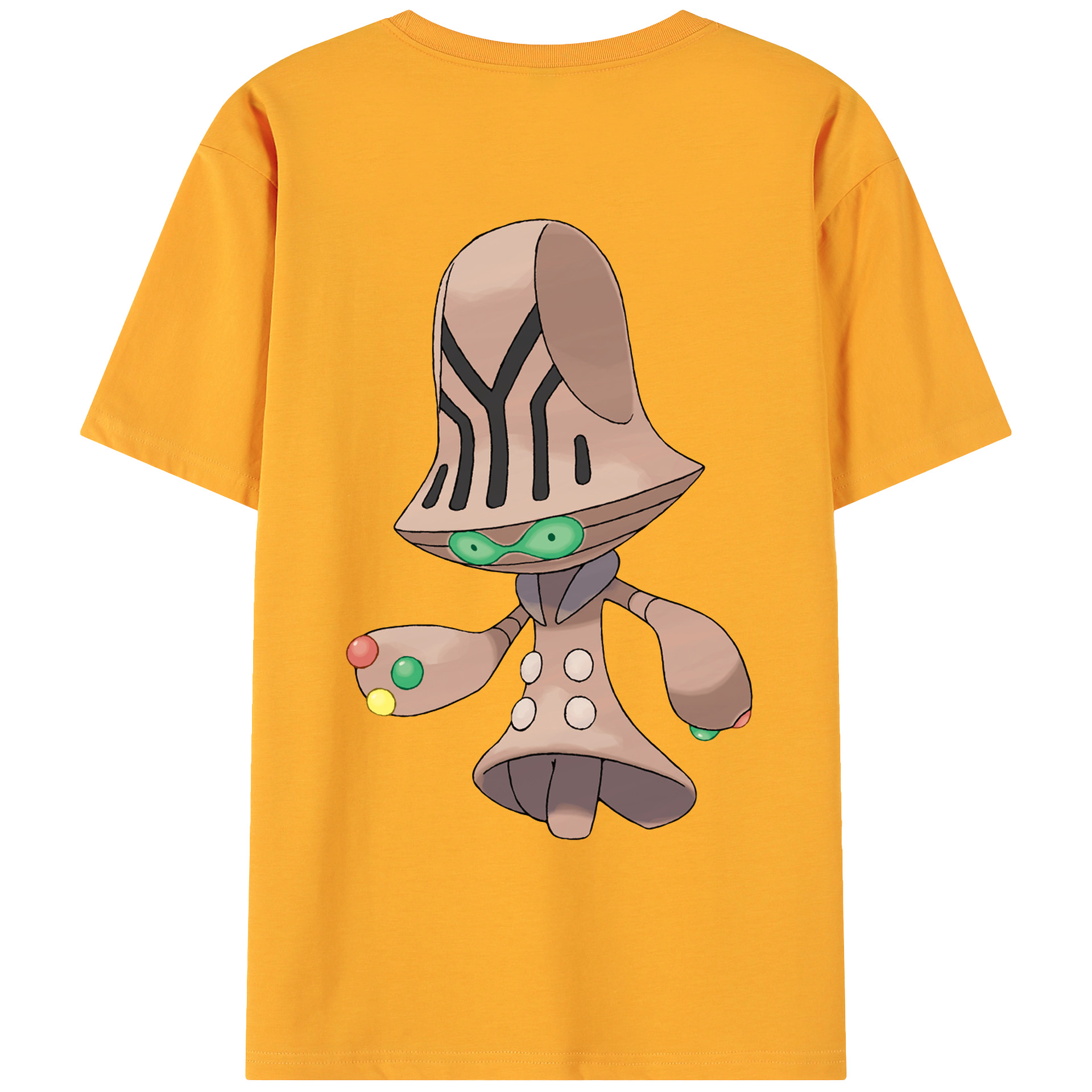 （画像用） ポケットモンスター Pokémon 綿100％ メンズ半袖Tシャツ（バックプリント） 通気性