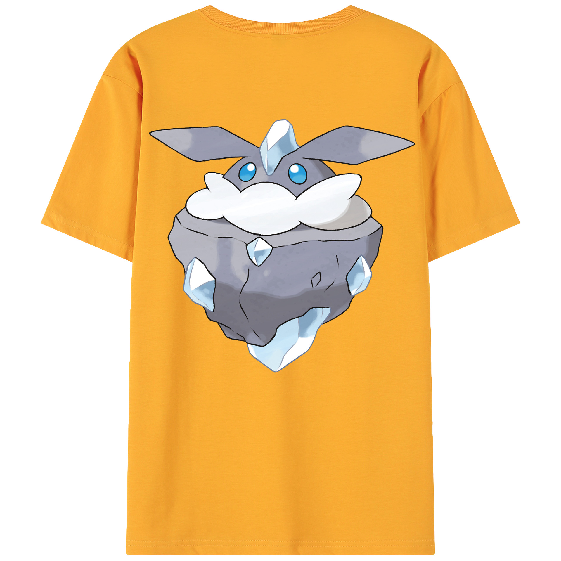 （画像用） ポケットモンスター Pokémon 綿100％ メンズ半袖Tシャツ（バックプリント） 通気性