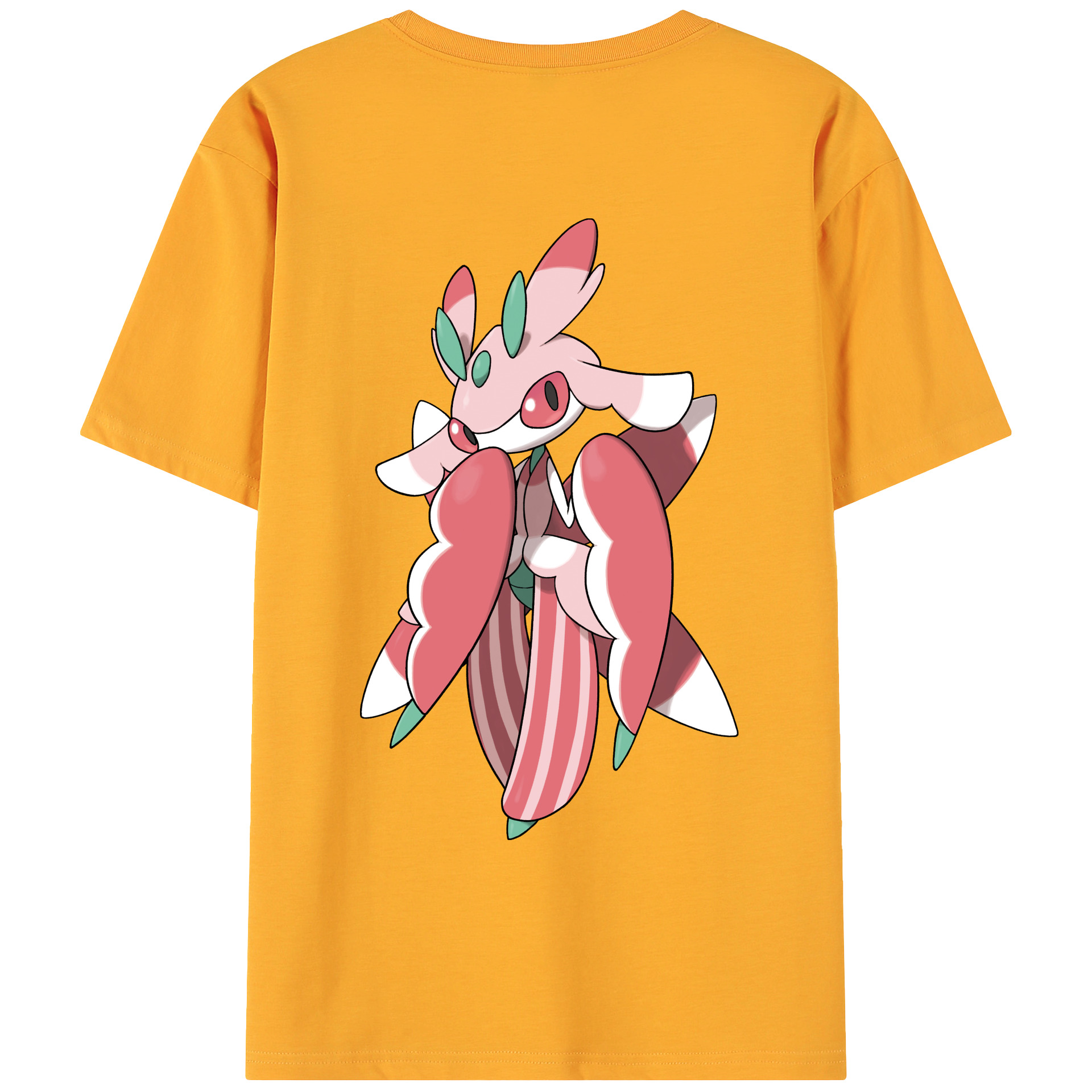 （画像用） ポケットモンスター Pokémon 綿100％ メンズ半袖Tシャツ（バックプリント） 通気性