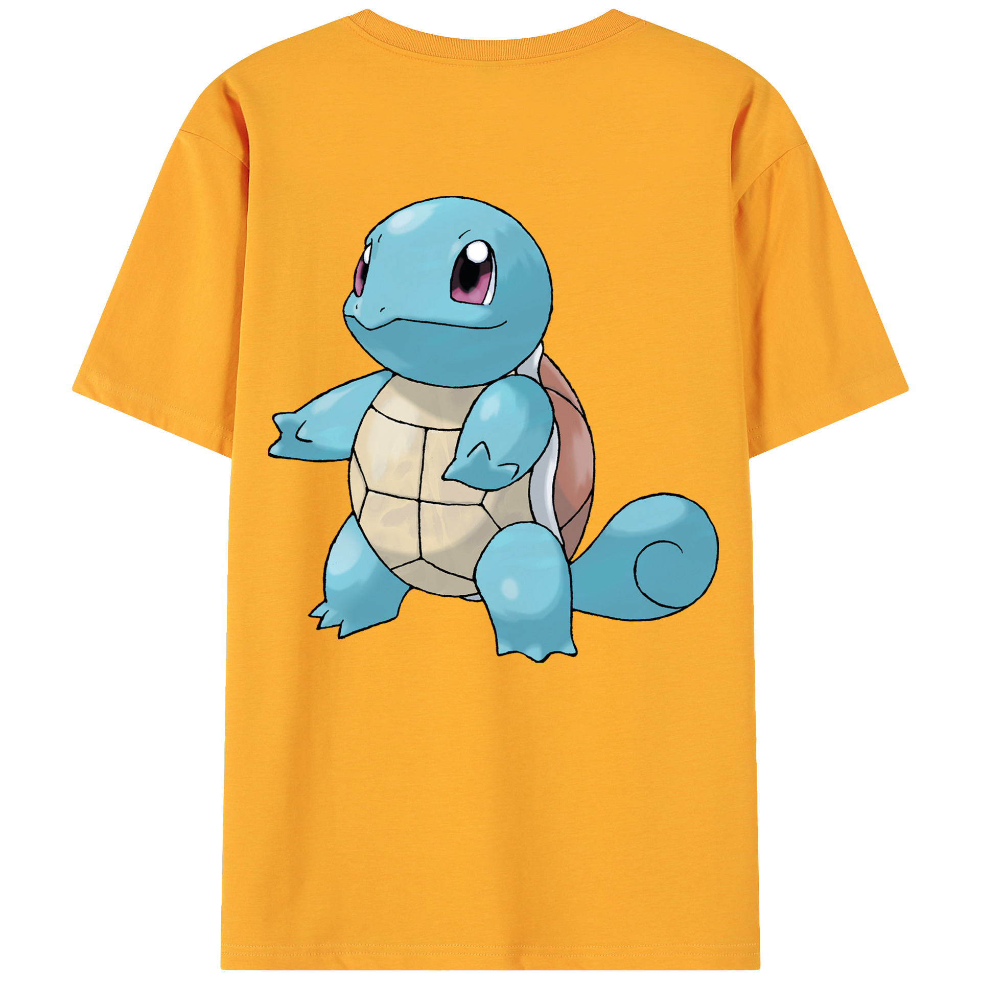 （画像用） ポケットモンスター Pokémon 綿100％ メンズ半袖Tシャツ（バックプリント） 通気性