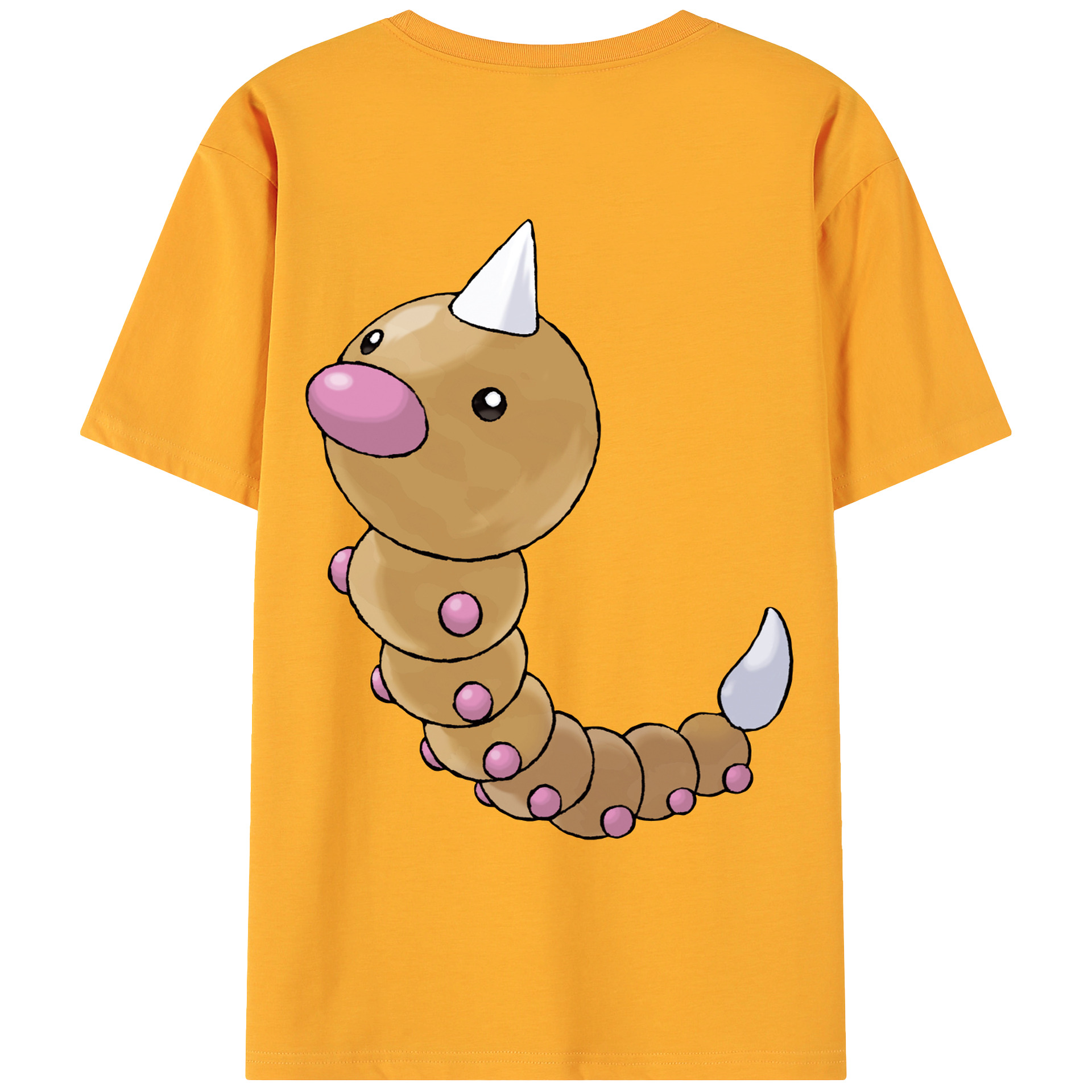 （画像用） ポケットモンスター Pokémon 綿100％ メンズ半袖Tシャツ（バックプリント） 通気性