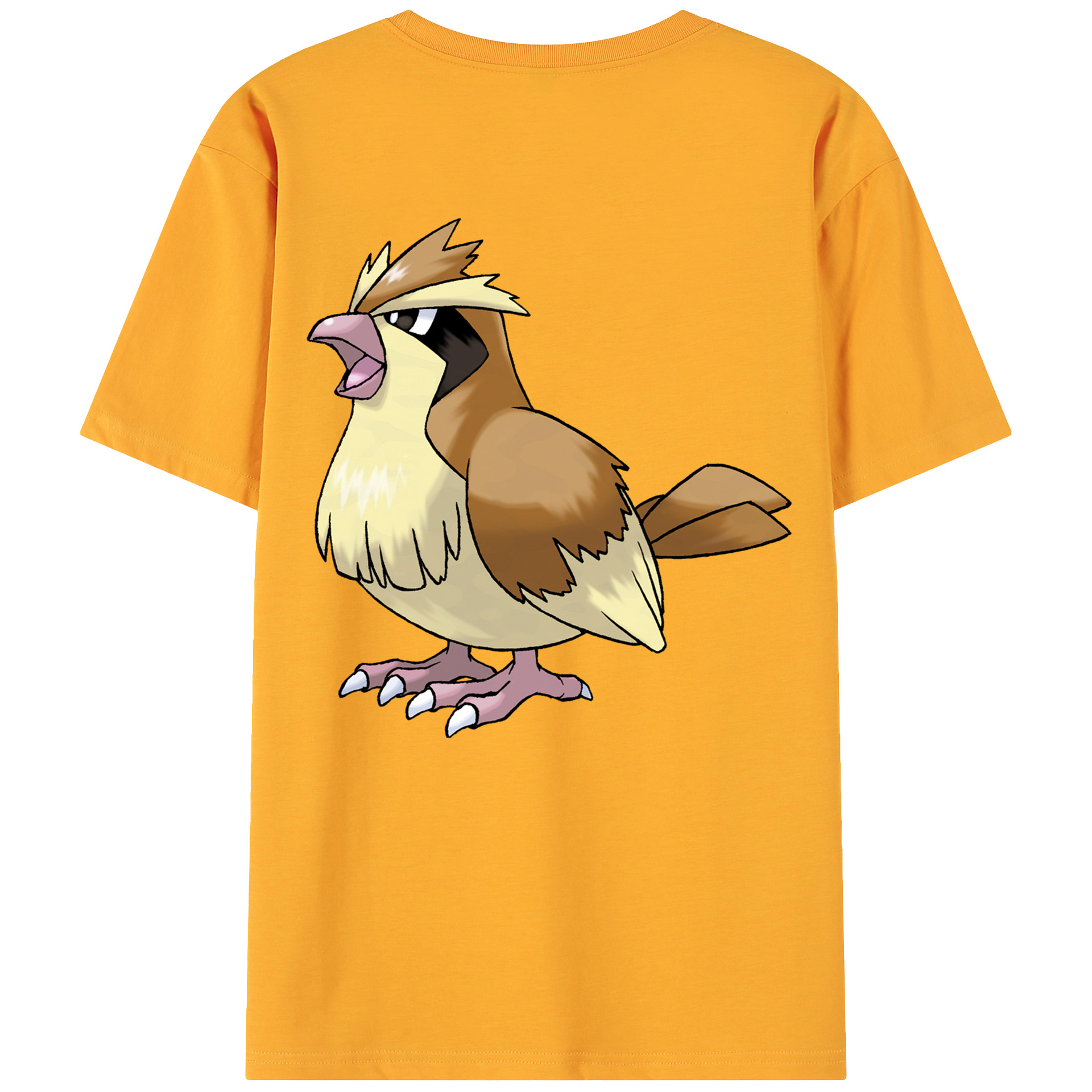 （画像用） ポケットモンスター Pokémon 綿100％ メンズ半袖Tシャツ（バックプリント） 通気性