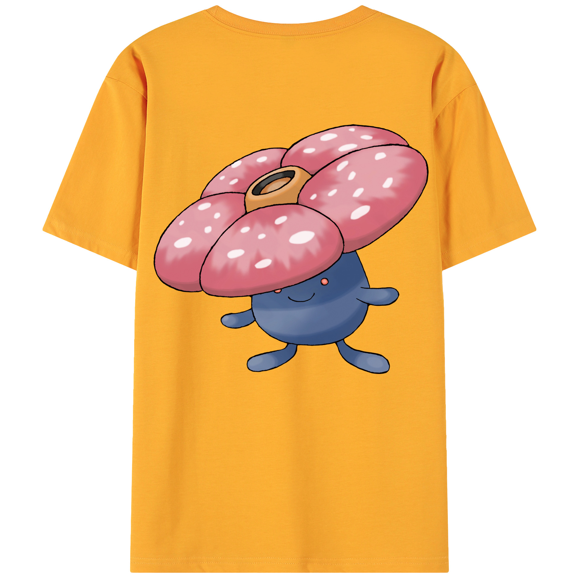 （画像用） ポケットモンスター Pokémon 綿100％ メンズ半袖Tシャツ（バックプリント） 通気性