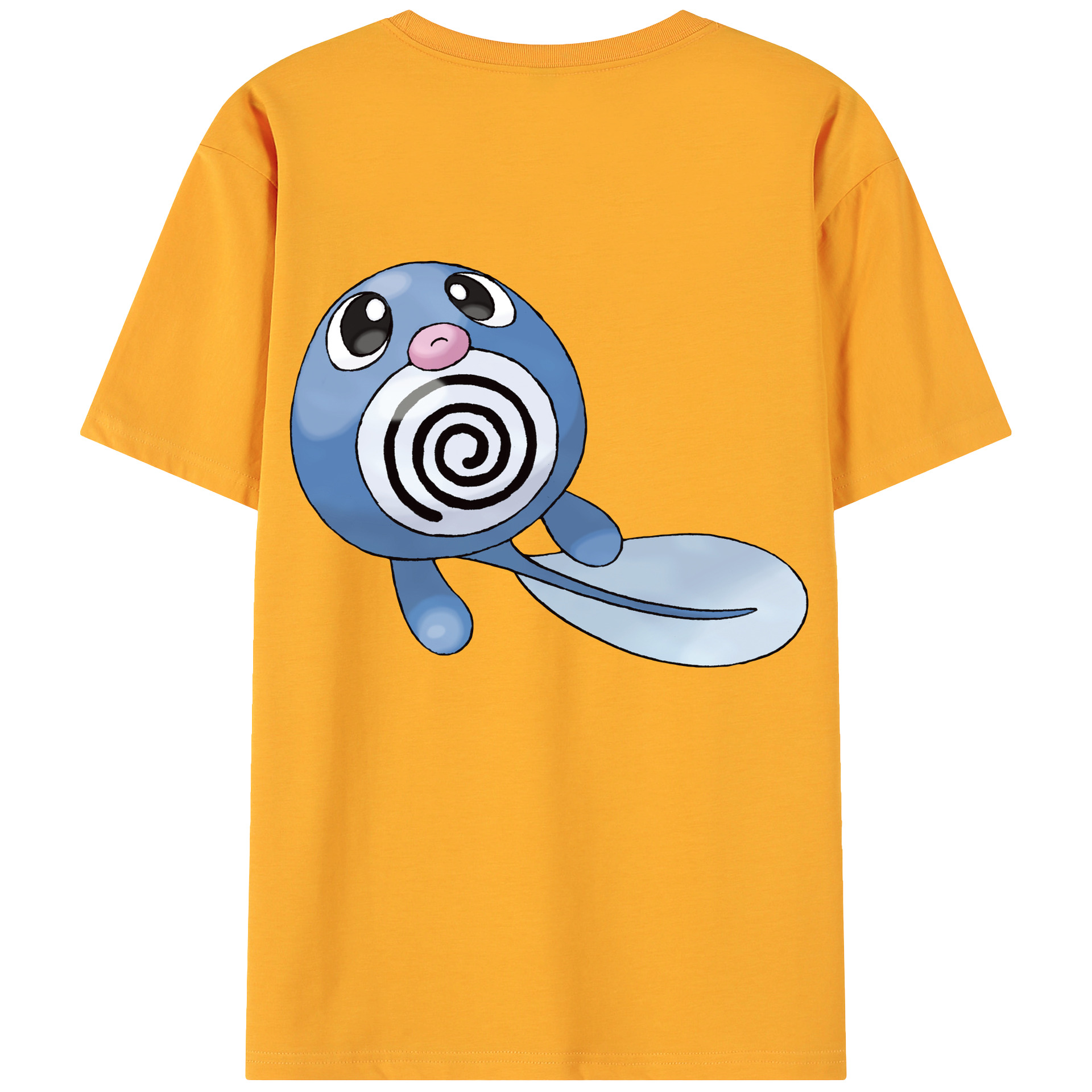 （画像用） ポケットモンスター Pokémon 綿100％ メンズ半袖Tシャツ（バックプリント） 通気性