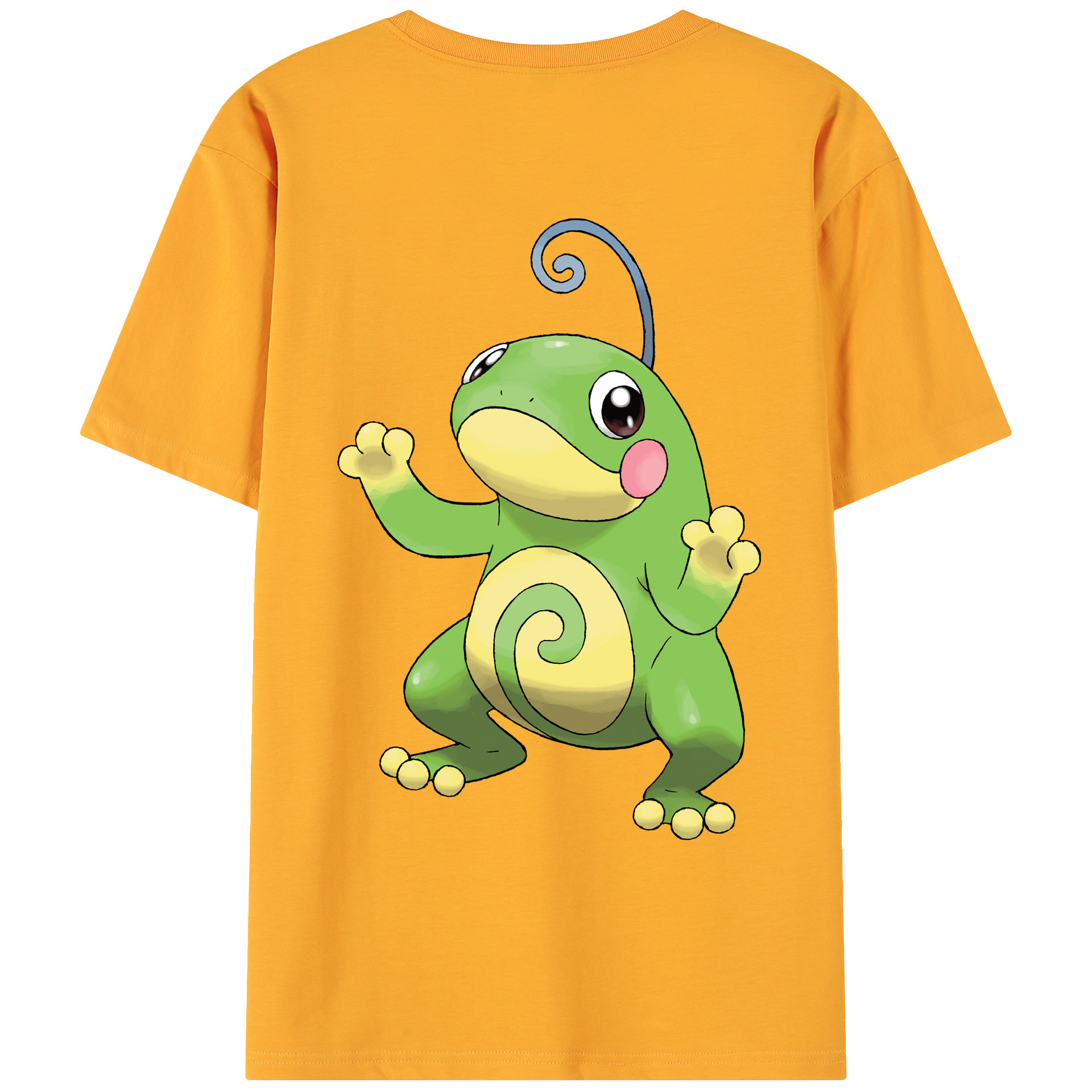 （画像用） ポケットモンスター Pokémon 綿100％ メンズ半袖Tシャツ（バックプリント） 通気性