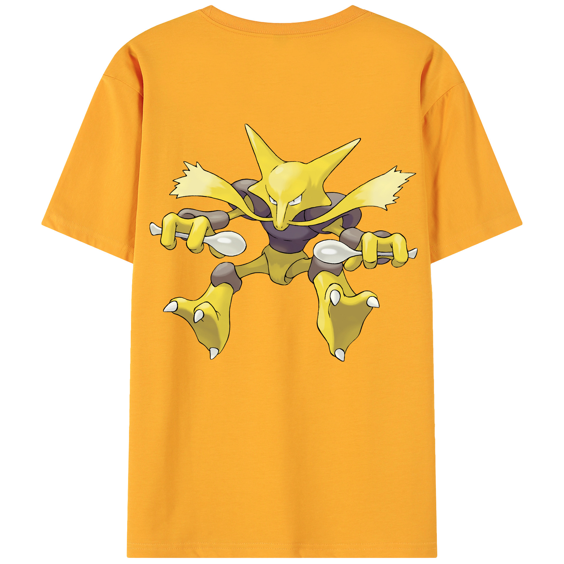 （画像用） ポケットモンスター Pokémon 綿100％ メンズ半袖Tシャツ（バックプリント） 通気性