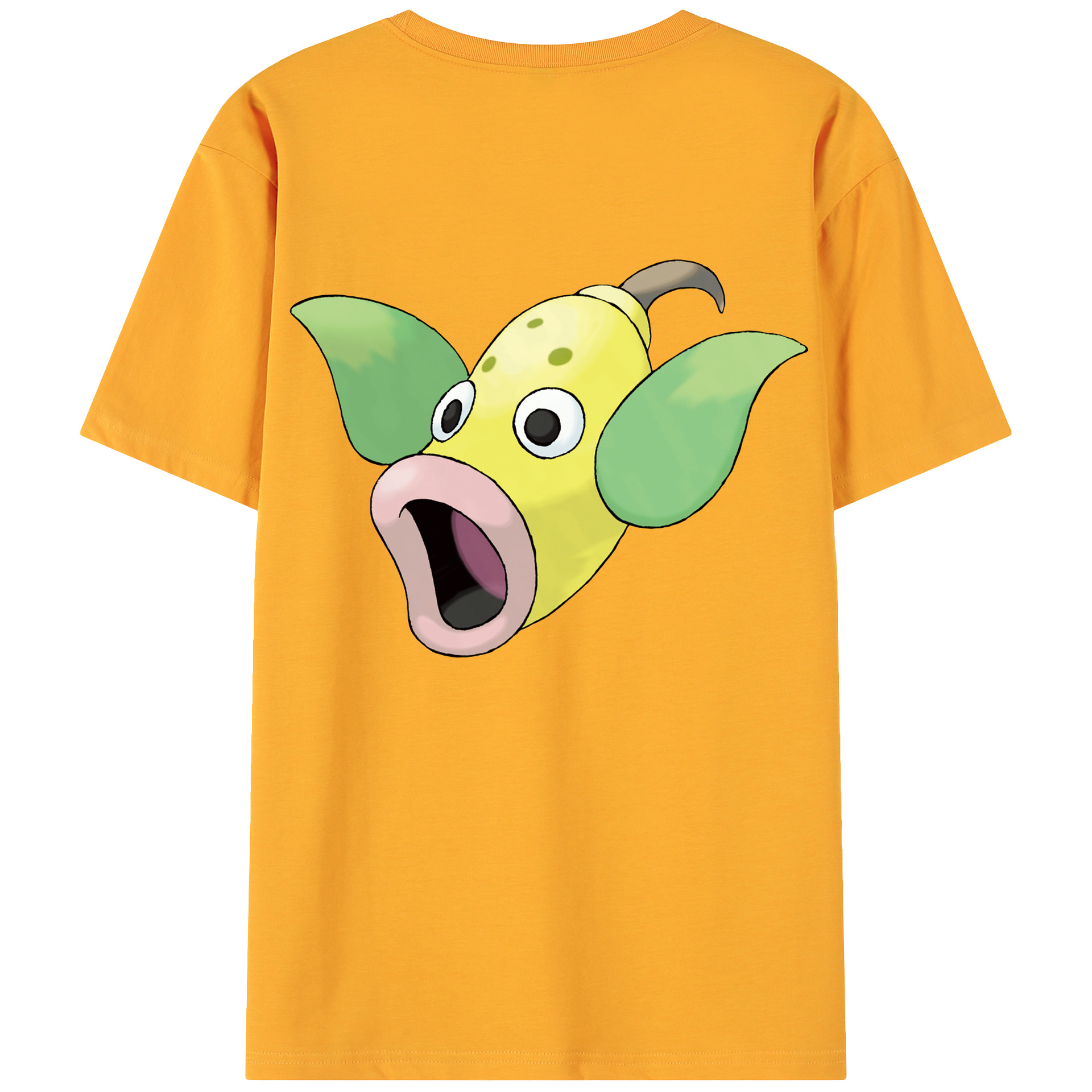 （画像用） ポケットモンスター Pokémon 綿100％ メンズ半袖Tシャツ（バックプリント） 通気性