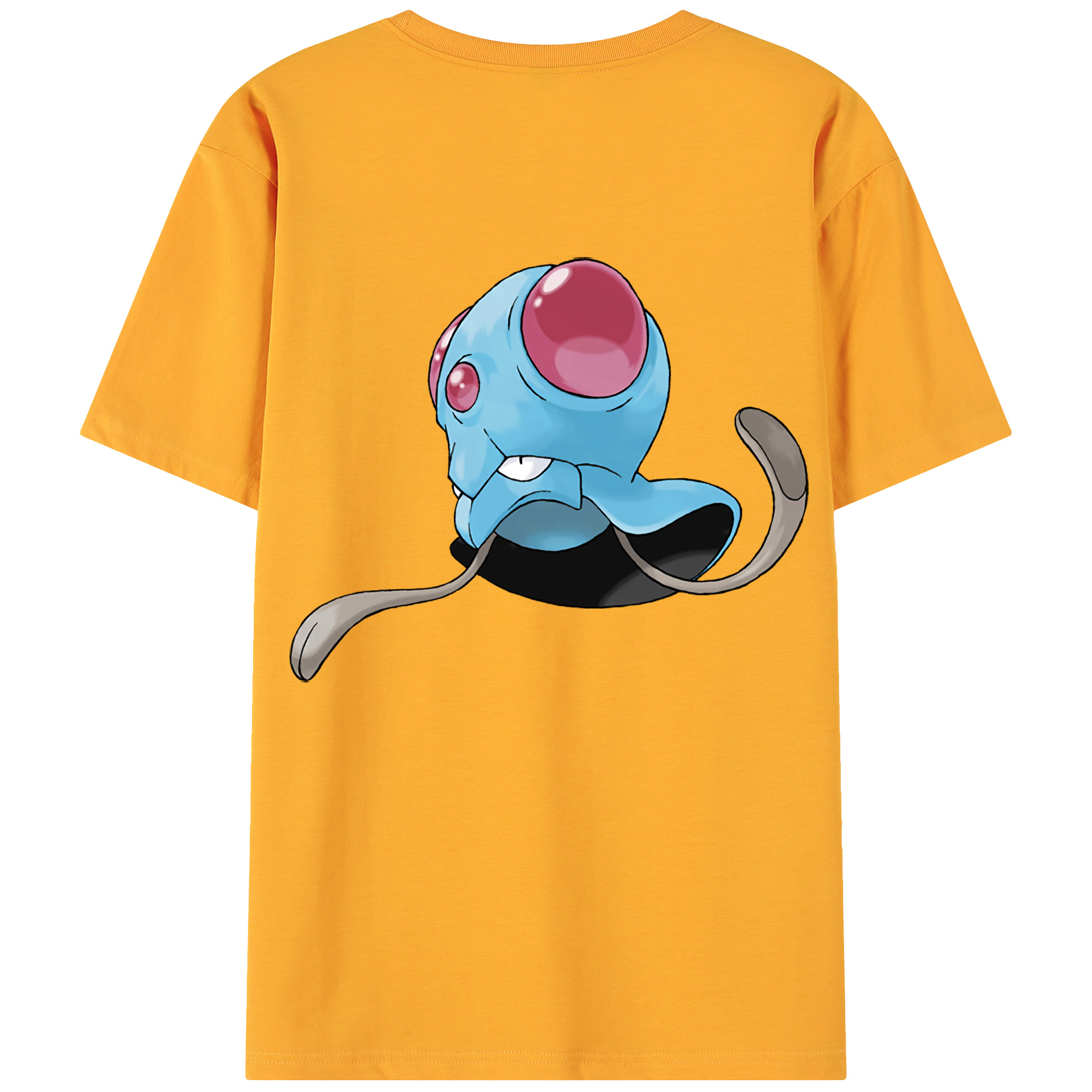 （画像用） ポケットモンスター Pokémon 綿100％ メンズ半袖Tシャツ（バックプリント） 通気性
