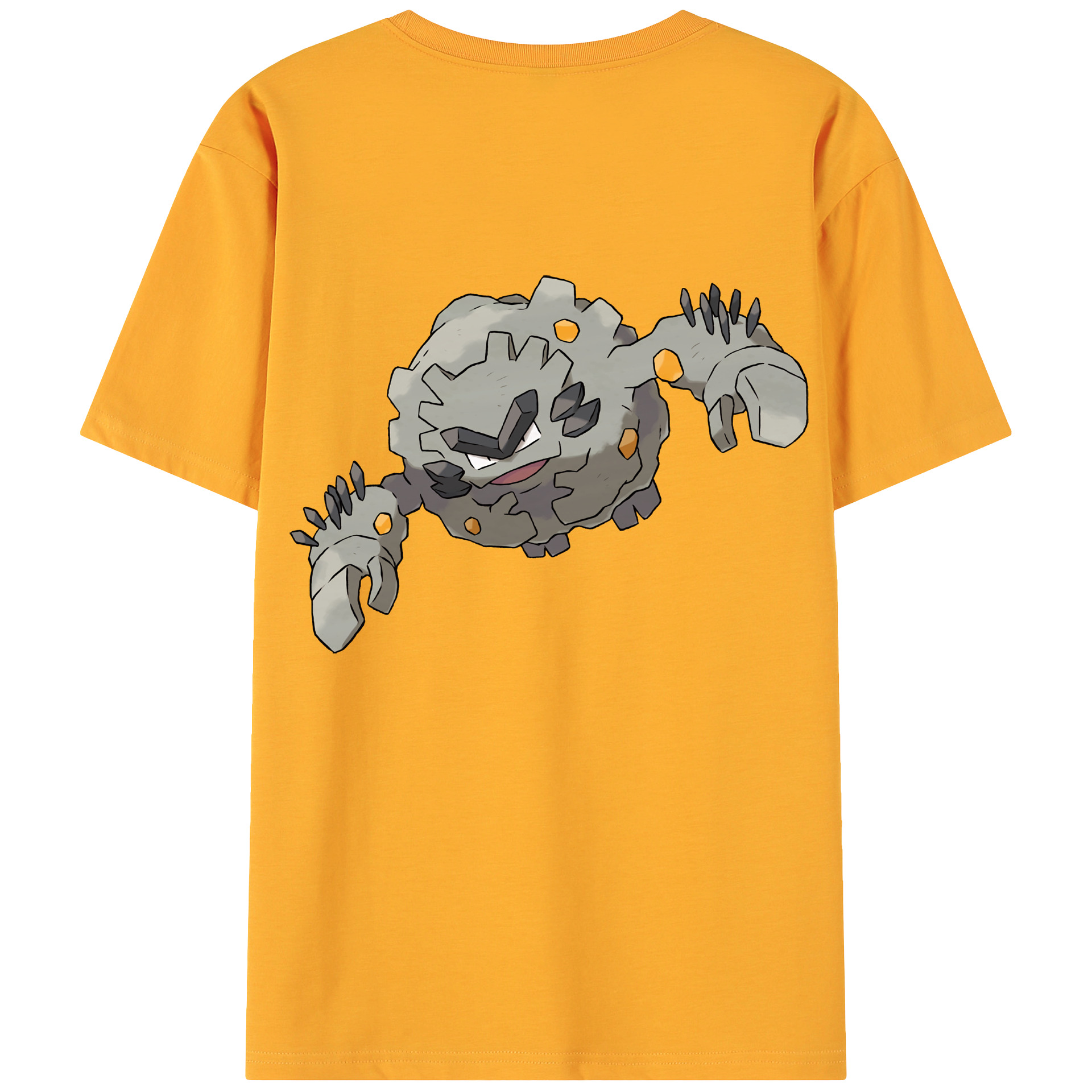 （画像用） ポケットモンスター Pokémon 綿100％ メンズ半袖Tシャツ（バックプリント） 通気性