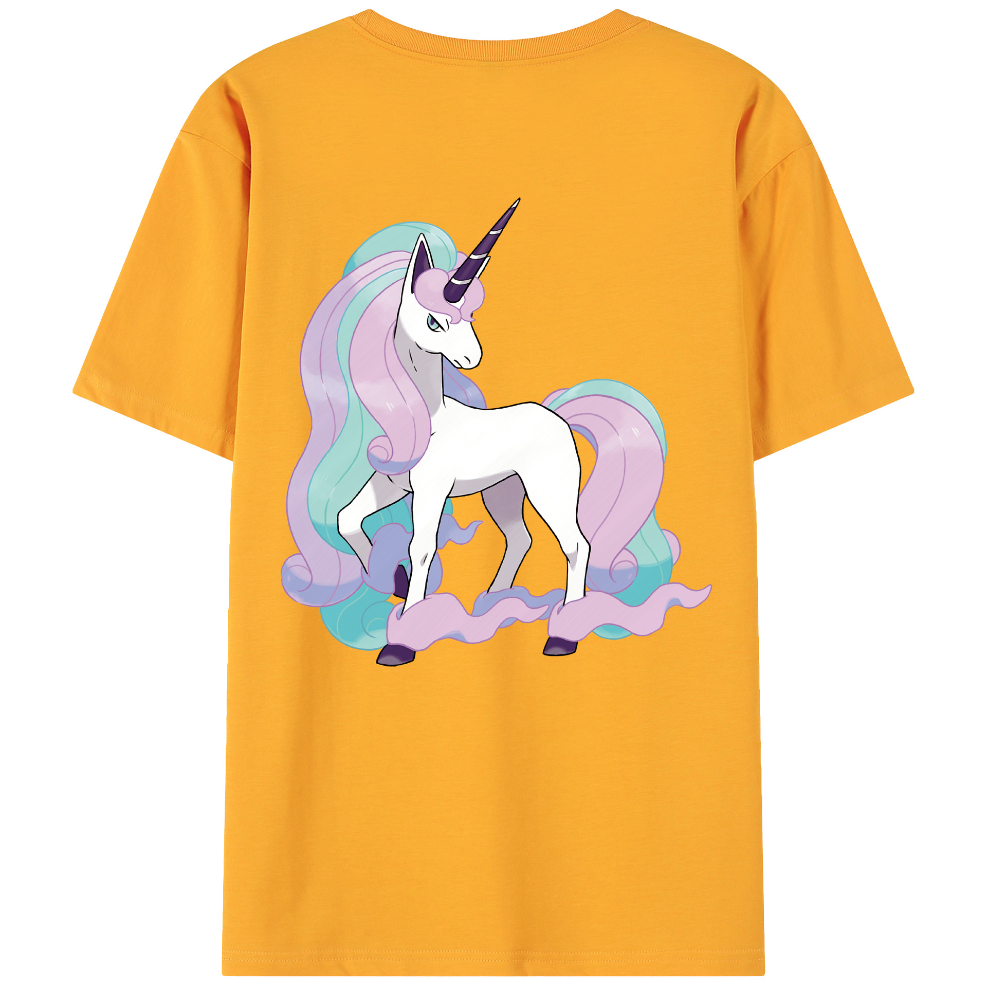 （画像用） ポケットモンスター Pokémon 綿100％ メンズ半袖Tシャツ（バックプリント） 通気性