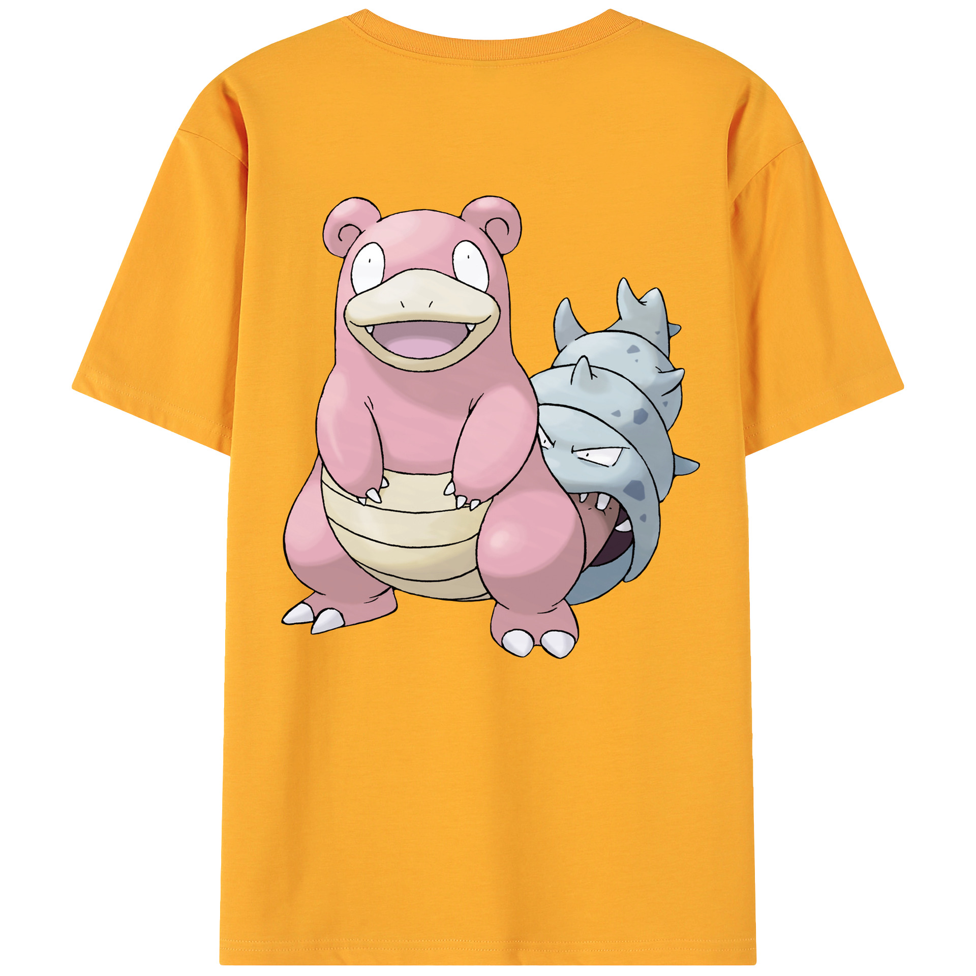 （画像用） ポケットモンスター Pokémon 綿100％ メンズ半袖Tシャツ（バックプリント） 通気性