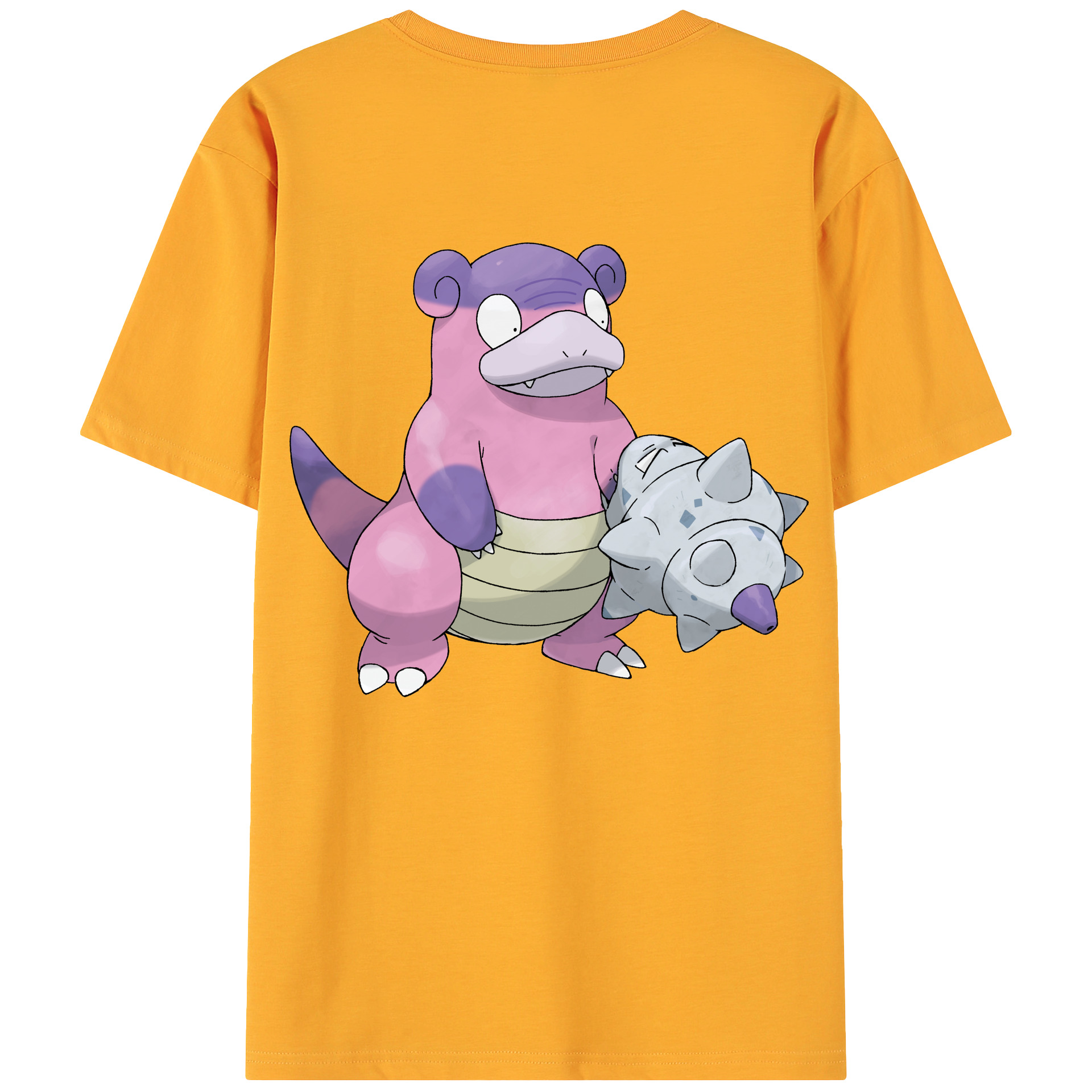 （画像用） ポケットモンスター Pokémon 綿100％ メンズ半袖Tシャツ（バックプリント） 通気性