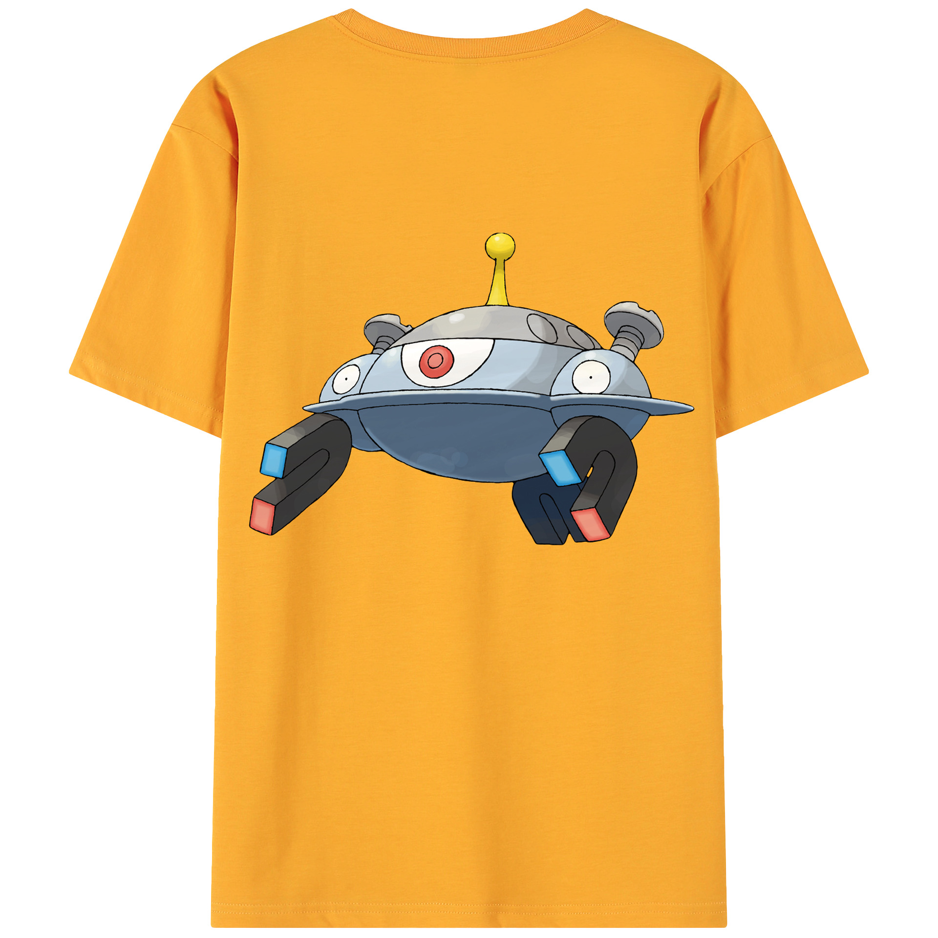 （画像用） ポケットモンスター Pokémon 綿100％ メンズ半袖Tシャツ（バックプリント） 通気性
