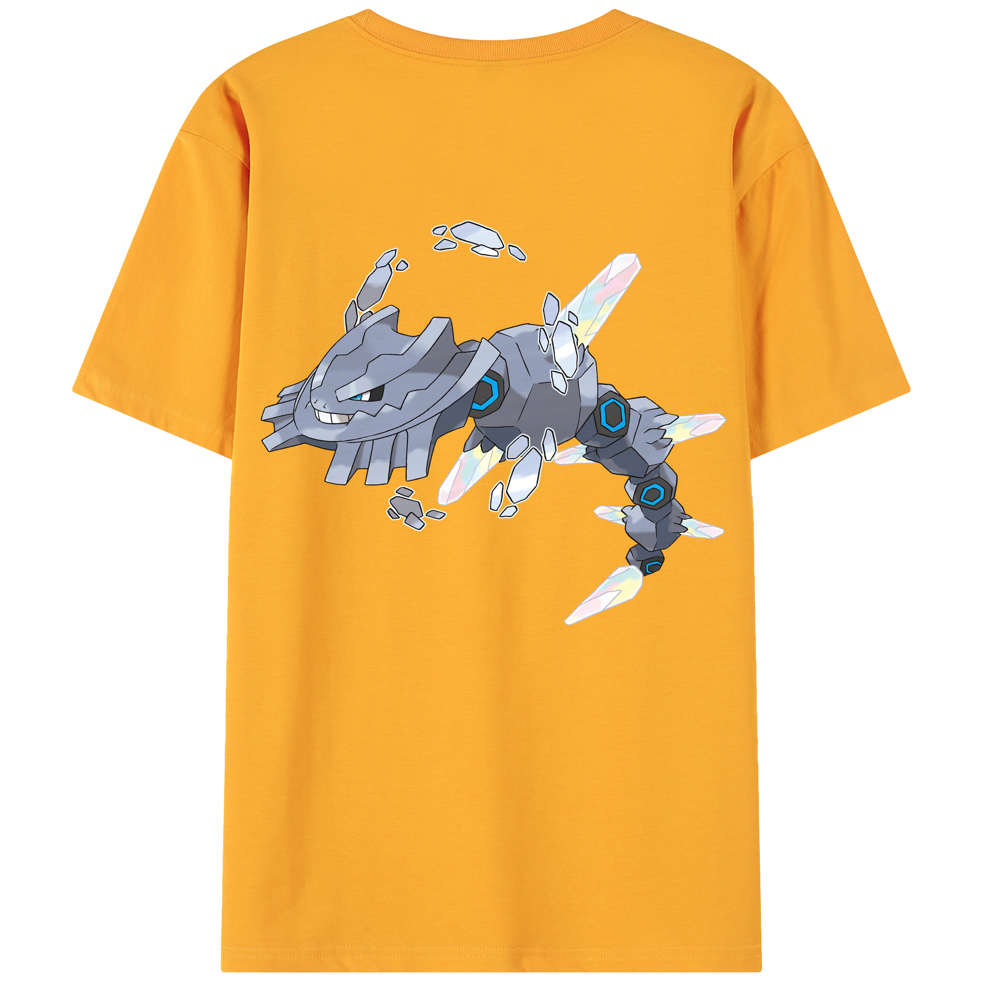 （画像用） ポケットモンスター Pokémon 綿100％ メンズ半袖Tシャツ（バックプリント） 通気性
