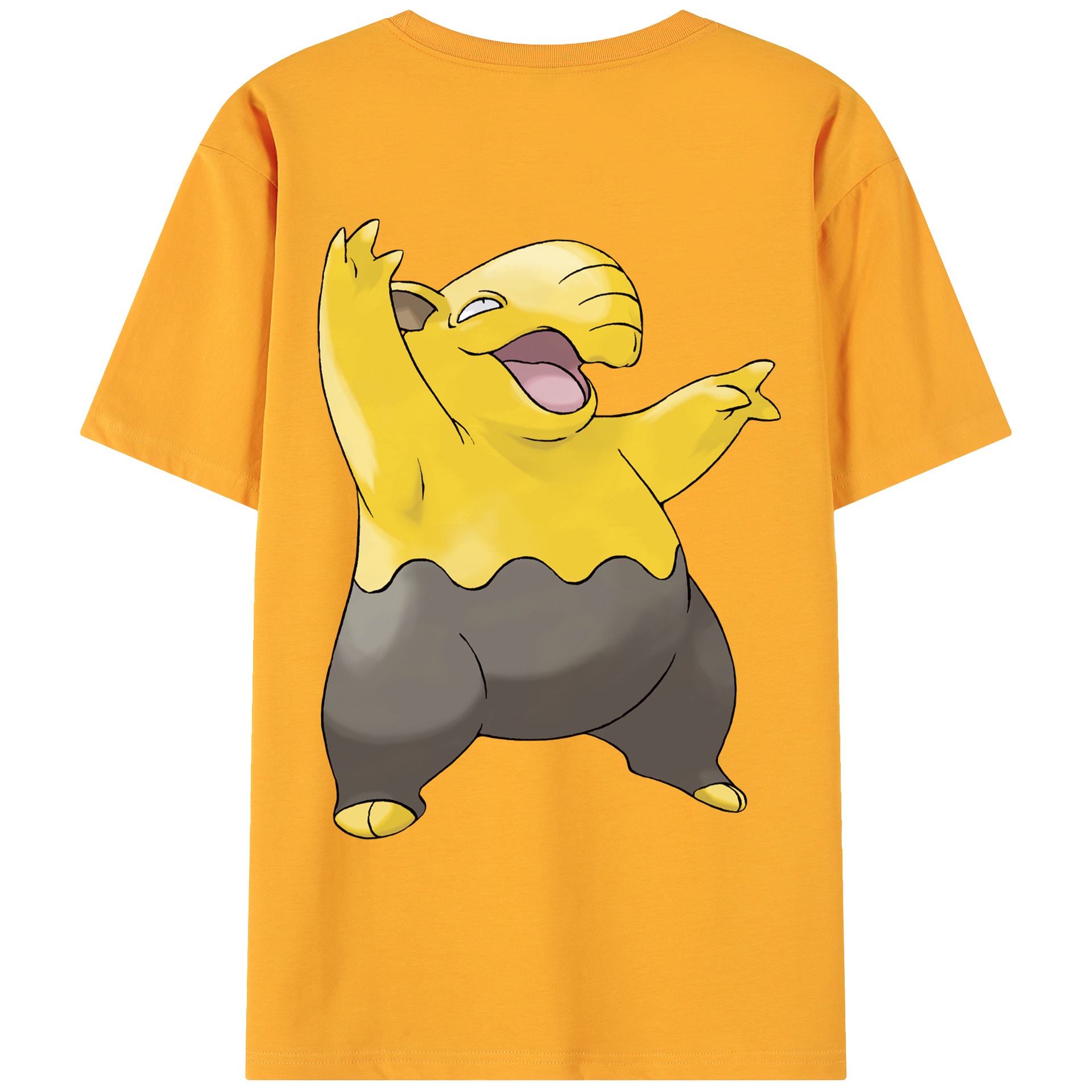 （画像用） ポケットモンスター Pokémon 綿100％ メンズ半袖Tシャツ（バックプリント） 通気性