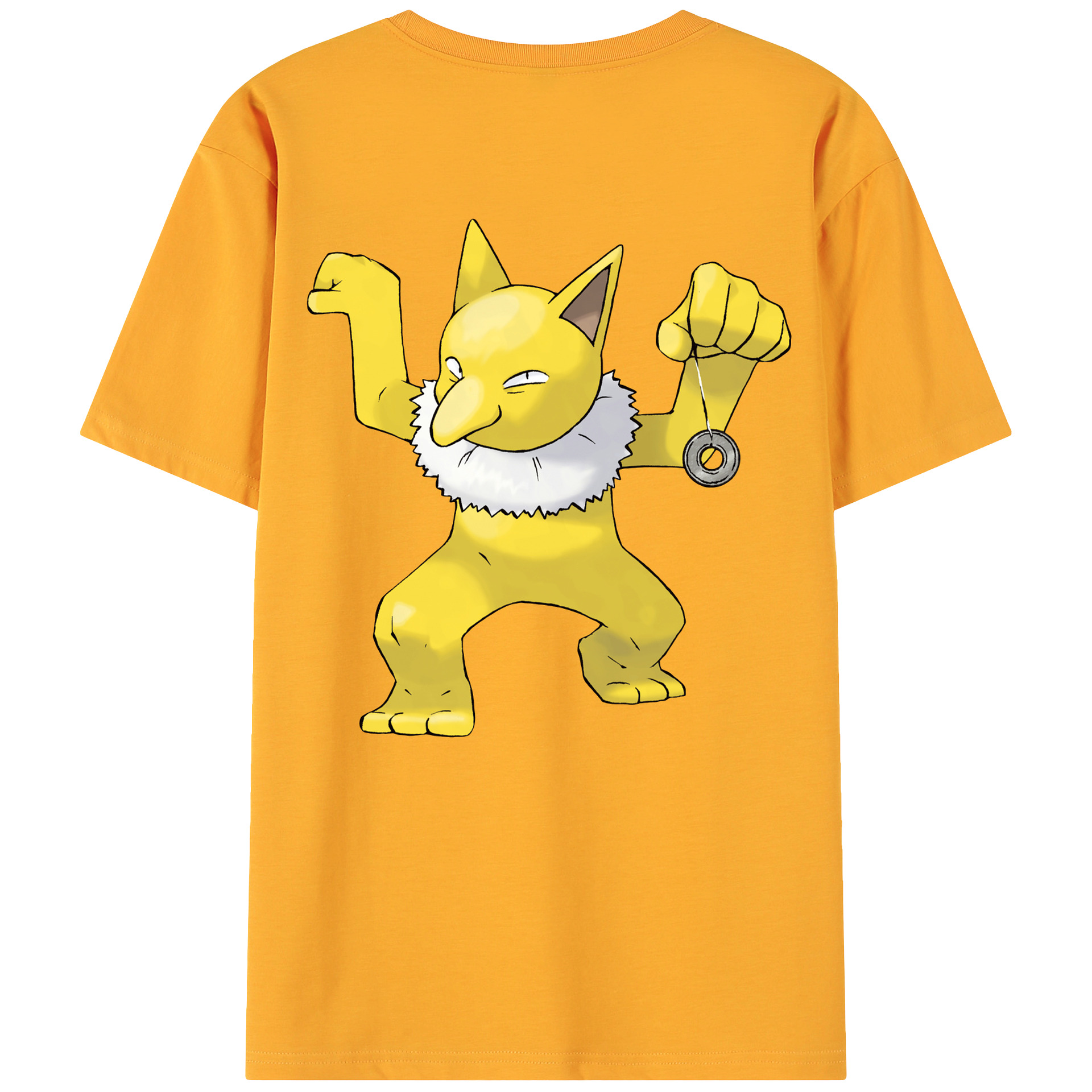 （画像用） ポケットモンスター Pokémon 綿100％ メンズ半袖Tシャツ（バックプリント） 通気性