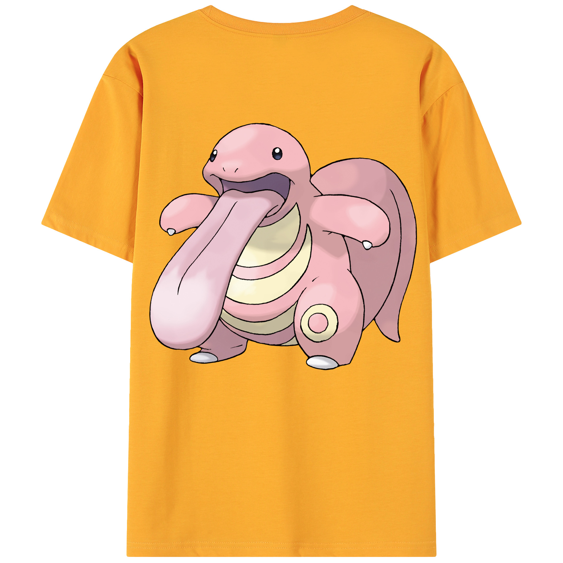 （画像用） ポケットモンスター Pokémon 綿100％ メンズ半袖Tシャツ（バックプリント） 通気性