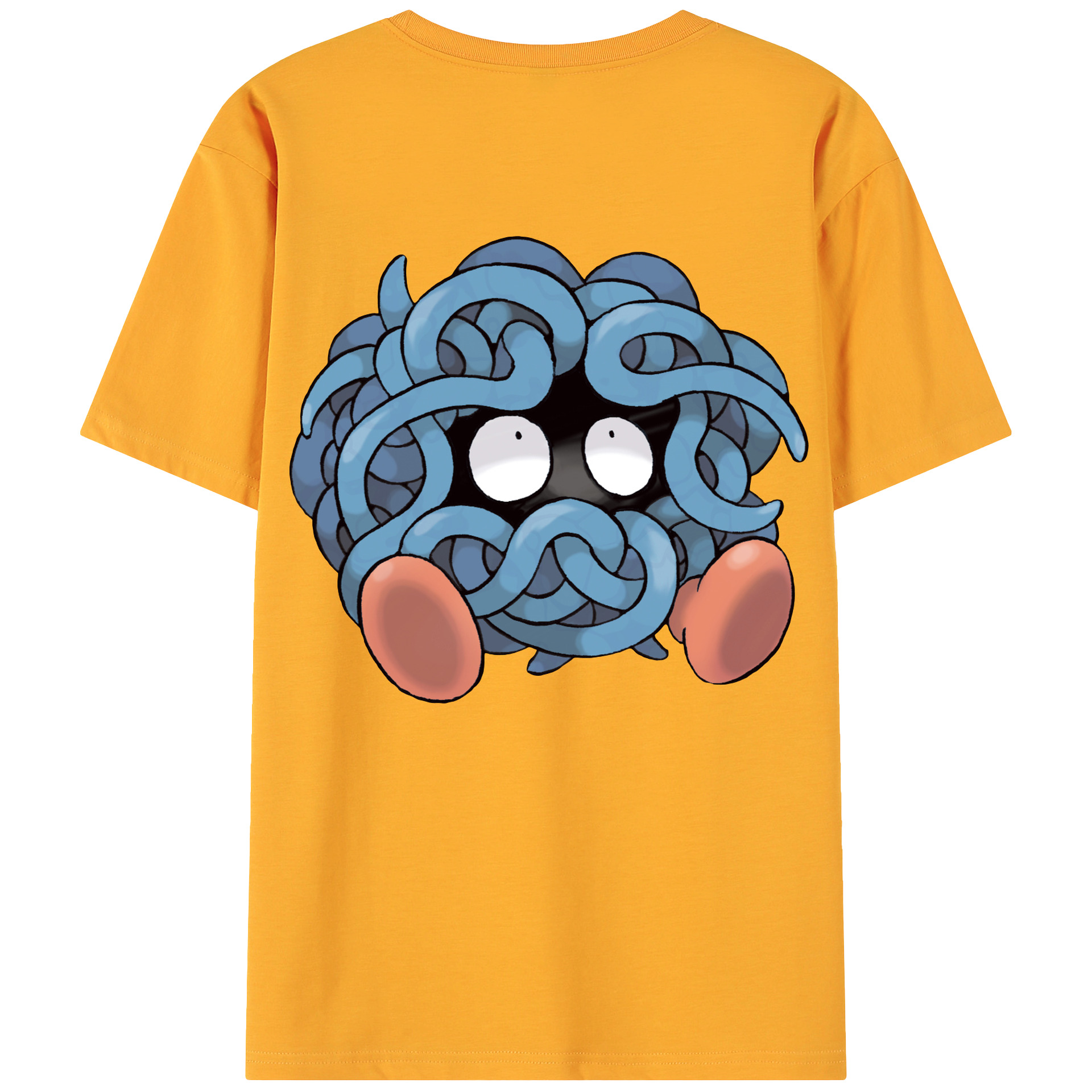 （画像用） ポケットモンスター Pokémon 綿100％ メンズ半袖Tシャツ（バックプリント） 通気性
