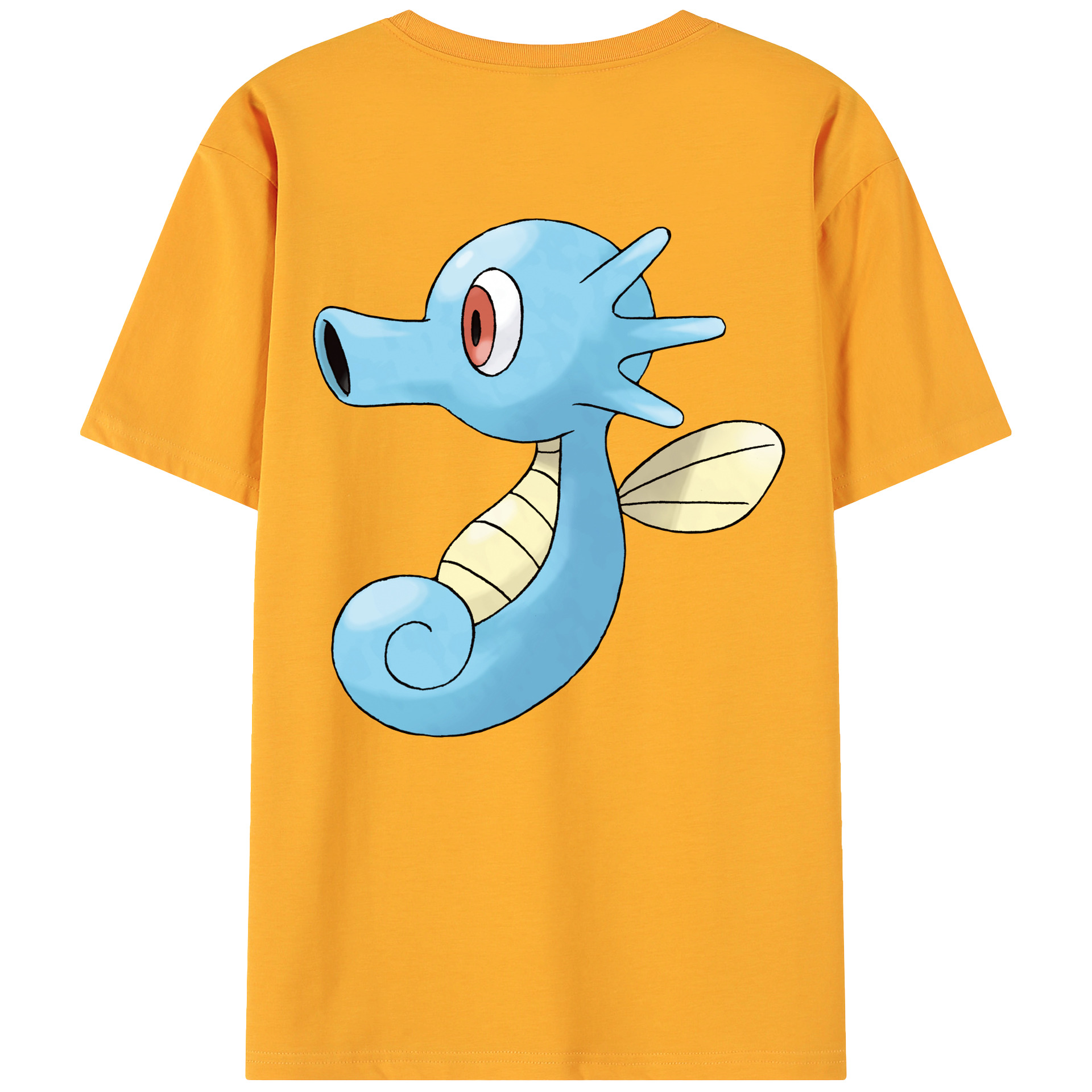 （画像用） ポケットモンスター Pokémon 綿100％ メンズ半袖Tシャツ（バックプリント） 通気性