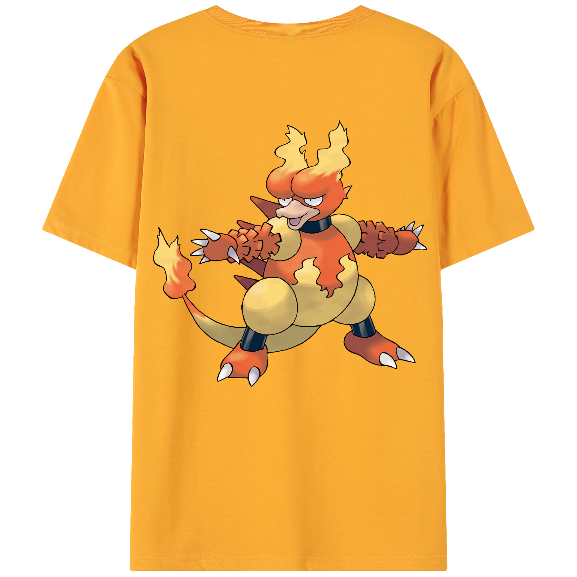（画像用） ポケットモンスター Pokémon 綿100％ メンズ半袖Tシャツ（バックプリント） 通気性
