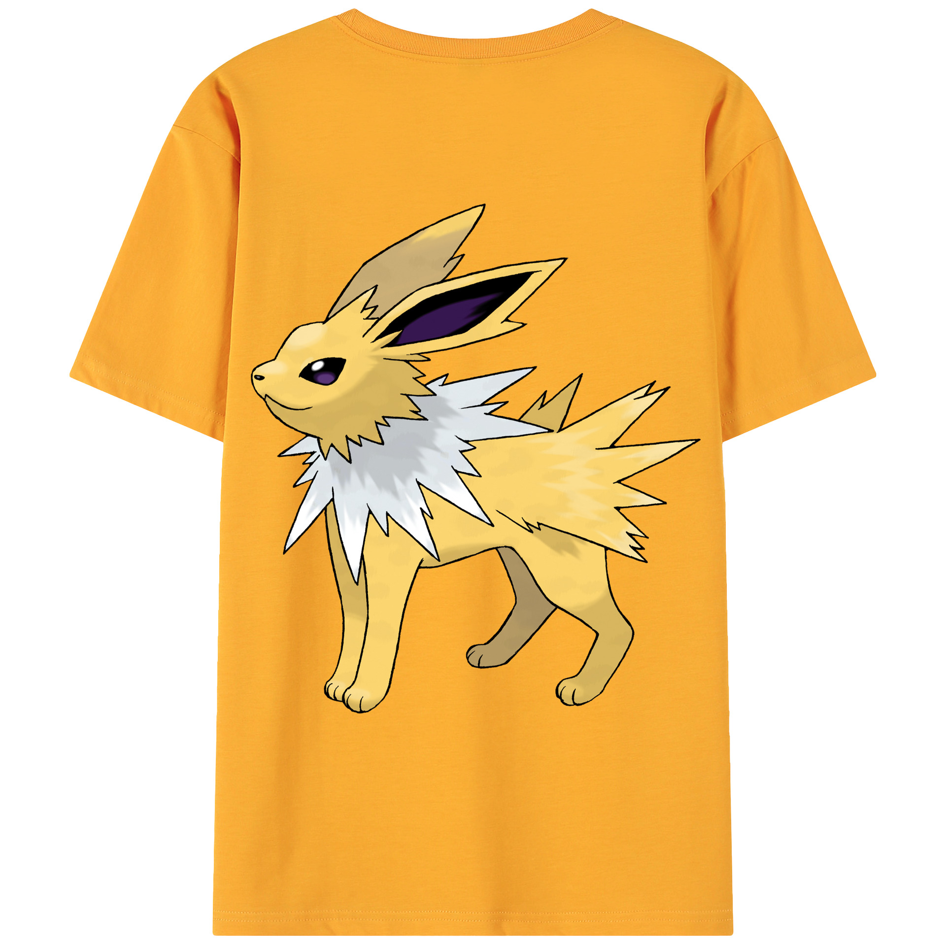 （画像用） ポケットモンスター Pokémon 綿100％ メンズ半袖Tシャツ（バックプリント） 通気性