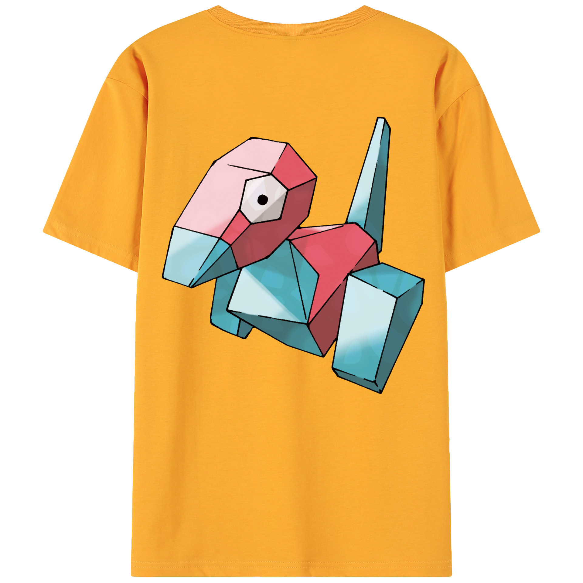 （画像用） ポケットモンスター Pokémon 綿100％ メンズ半袖Tシャツ（バックプリント） 通気性