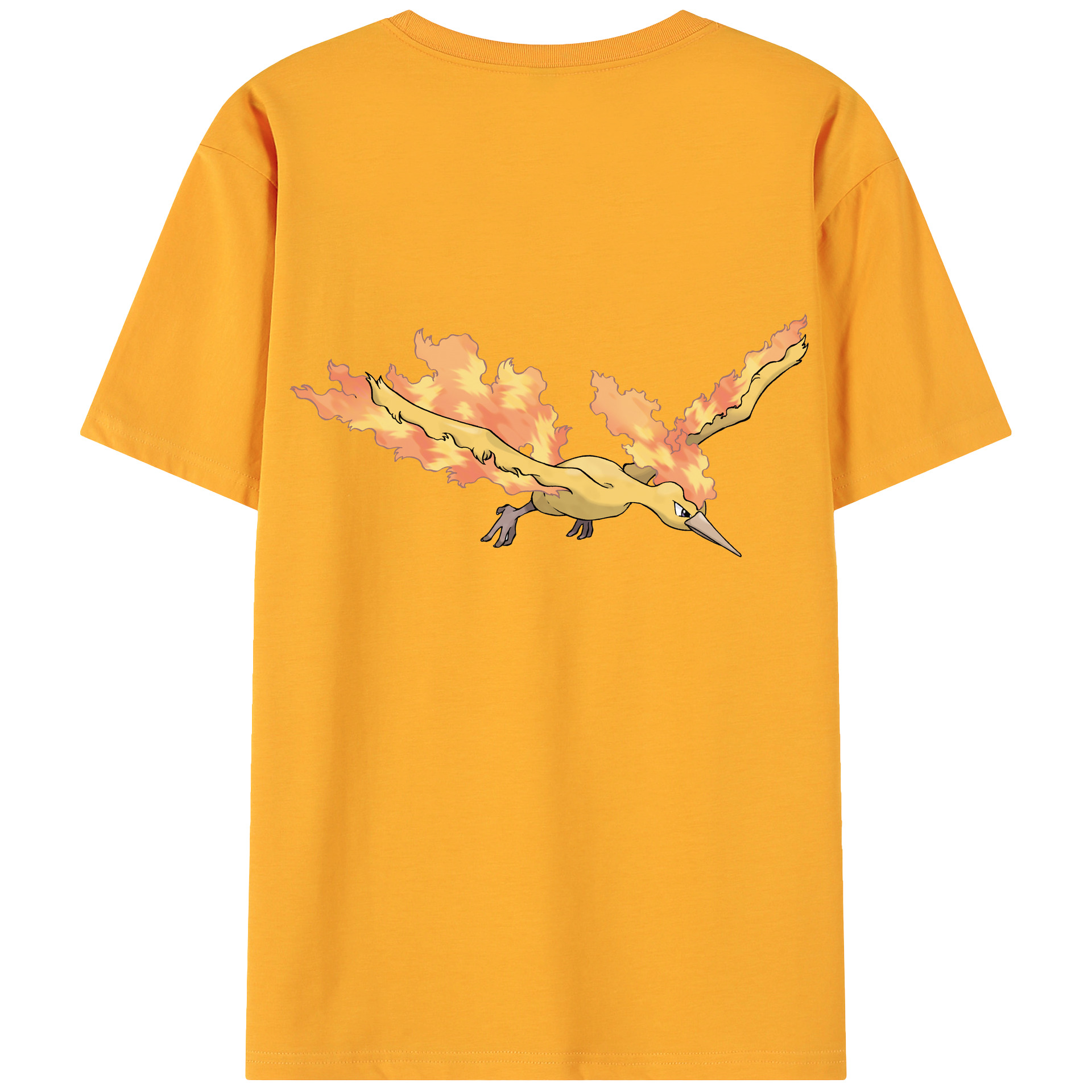 （画像用） ポケットモンスター Pokémon 綿100％ メンズ半袖Tシャツ（バックプリント） 通気性