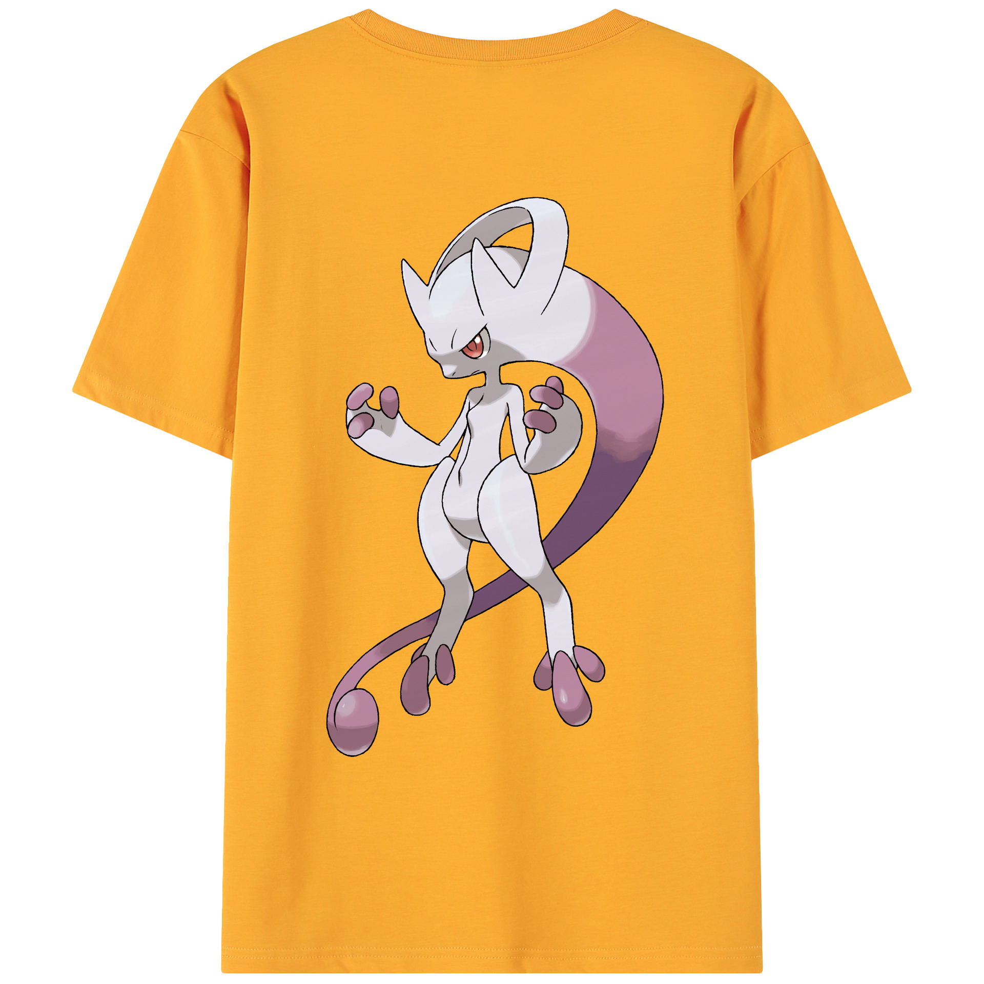 （画像用） ポケットモンスター Pokémon 綿100％ メンズ半袖Tシャツ（バックプリント） 通気性