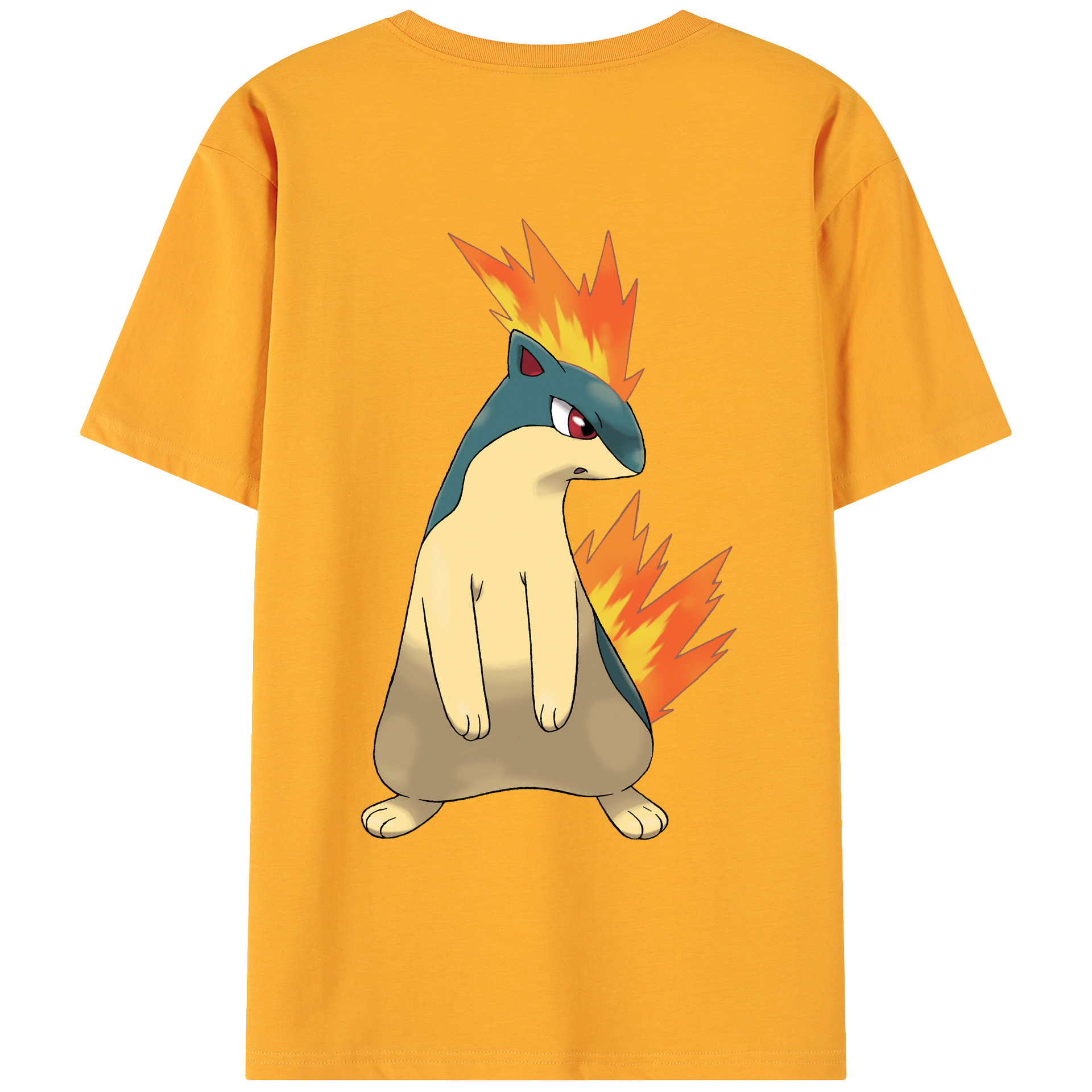 （画像用） ポケットモンスター Pokémon 綿100％ メンズ半袖Tシャツ（バックプリント） 通気性
