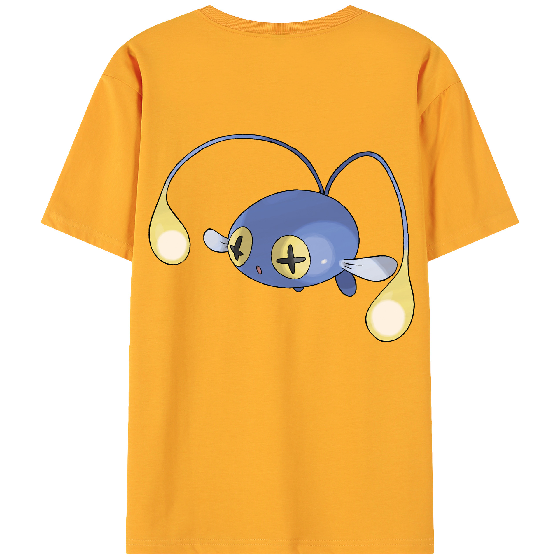 （画像用） ポケットモンスター Pokémon 綿100％ メンズ半袖Tシャツ（バックプリント） 通気性
