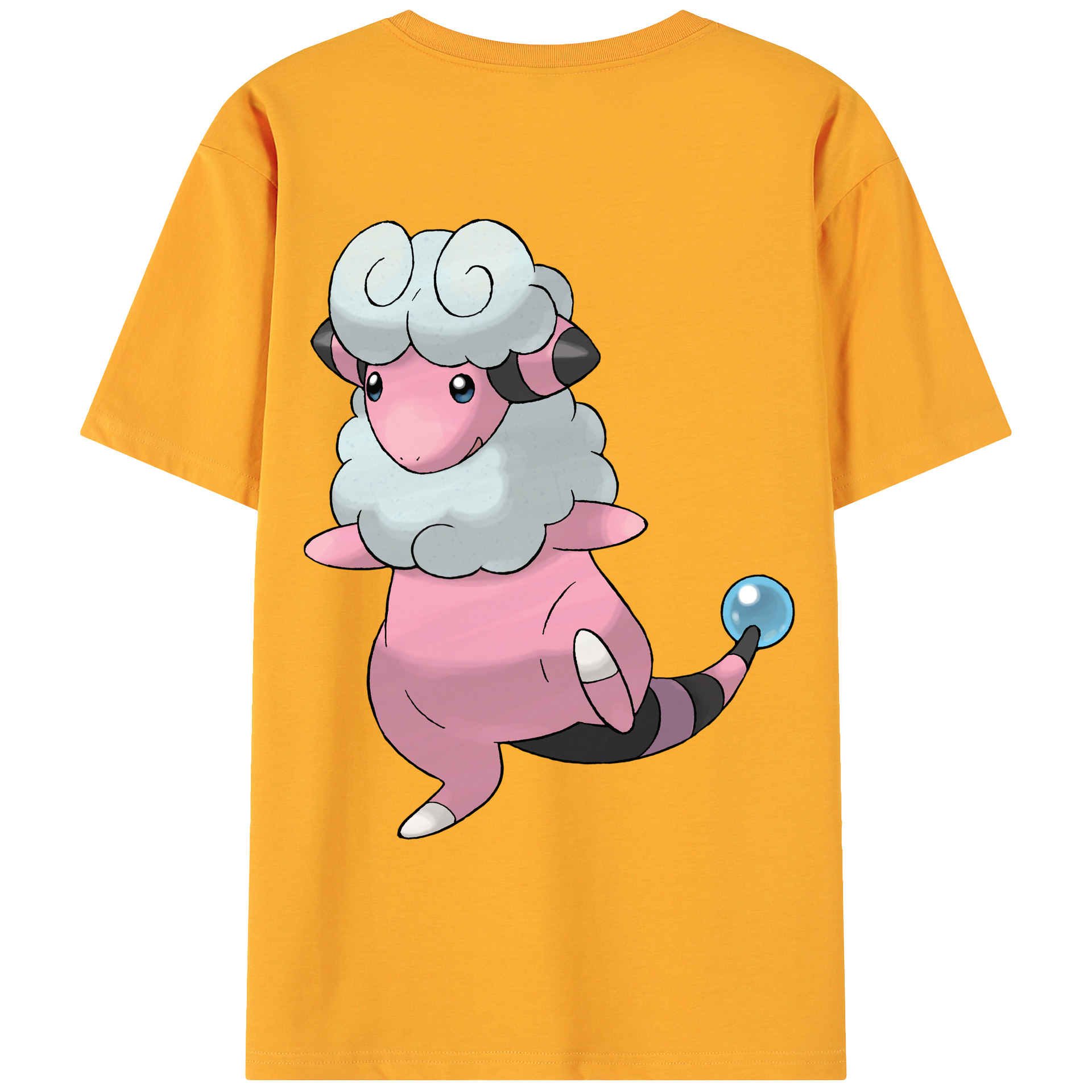 （画像用） ポケットモンスター Pokémon 綿100％ メンズ半袖Tシャツ（バックプリント） 通気性