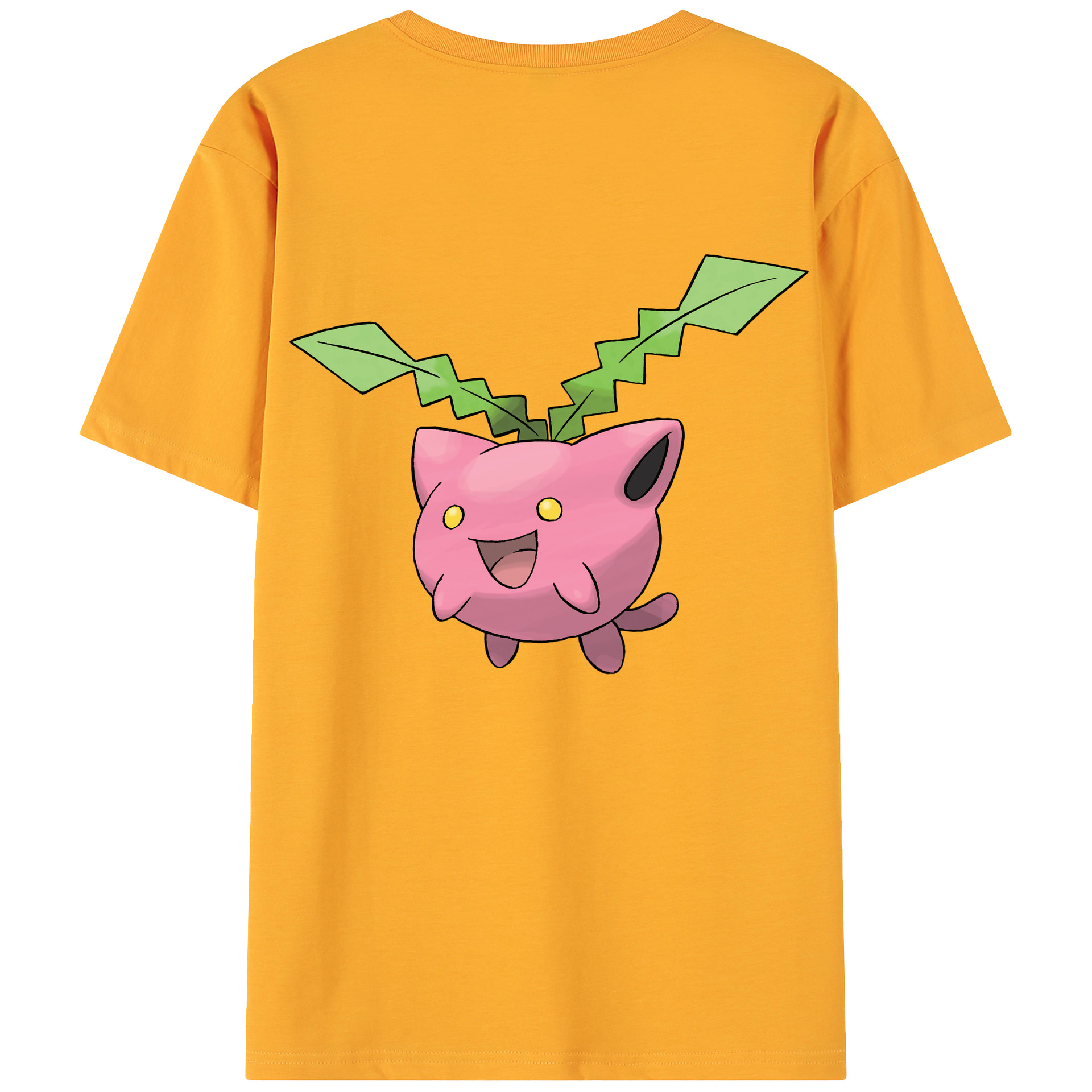 （画像用） ポケットモンスター Pokémon 綿100％ メンズ半袖Tシャツ（バックプリント） 通気性