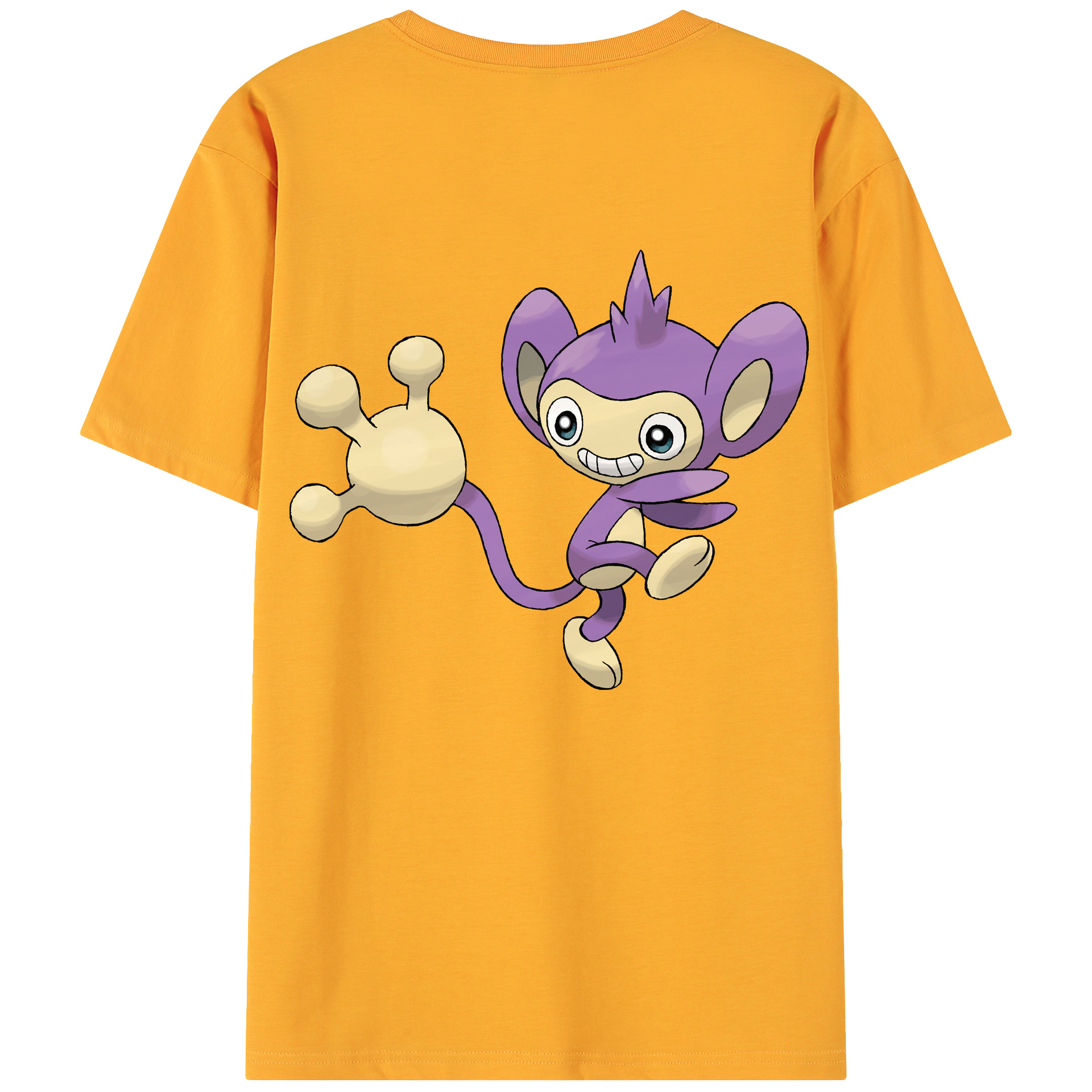 （画像用） ポケットモンスター Pokémon 綿100％ メンズ半袖Tシャツ（バックプリント） 通気性