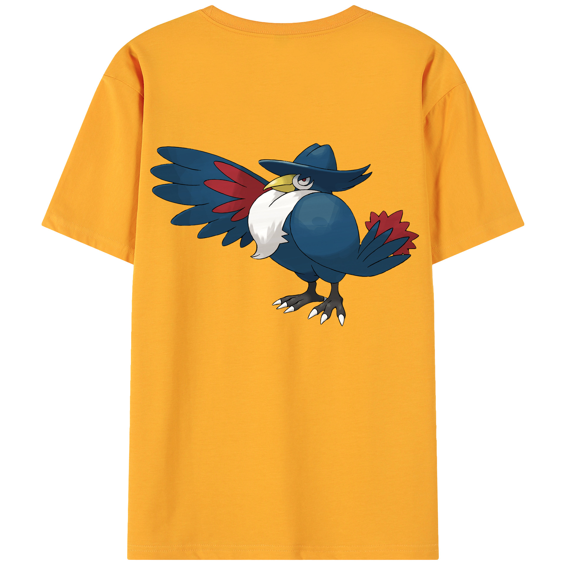 （画像用） ポケットモンスター Pokémon 綿100％ メンズ半袖Tシャツ（バックプリント） 通気性